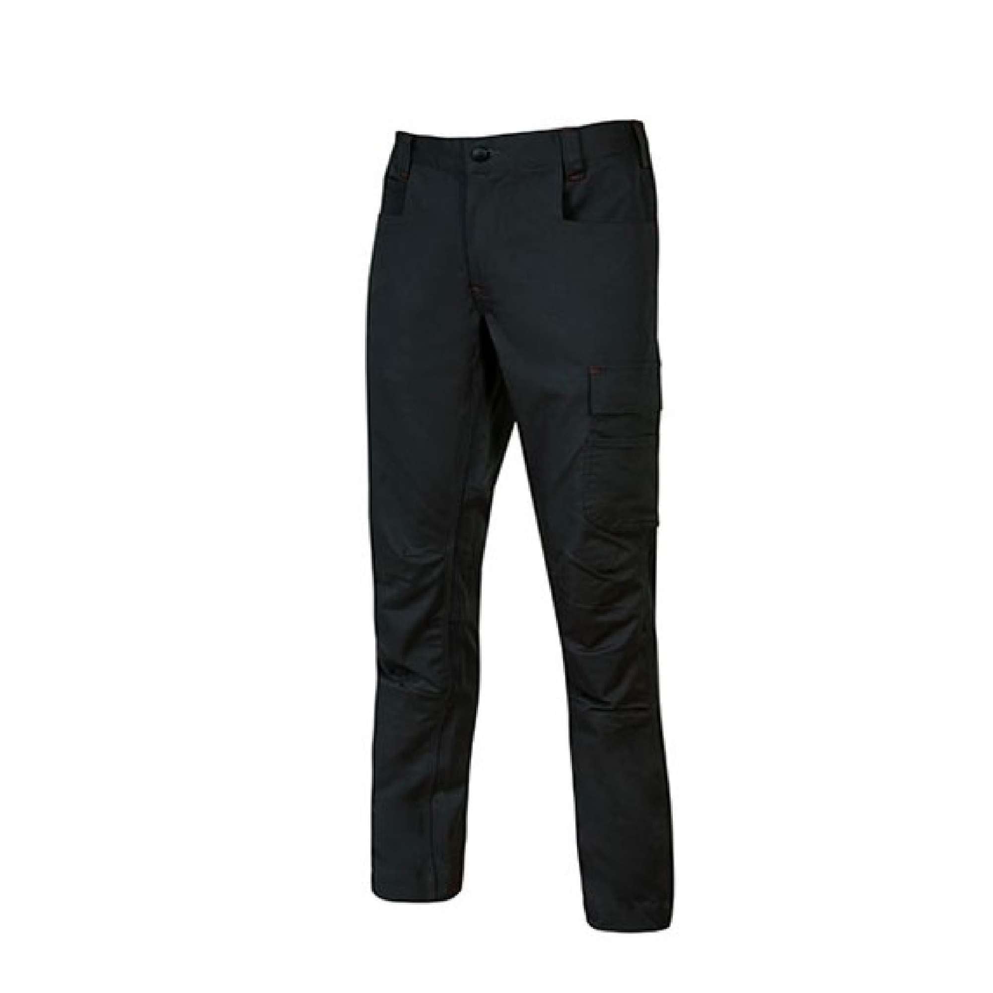 Pantalone da lavoro elasticizzano modello Bravo Top nero - U-Power ST202BC
