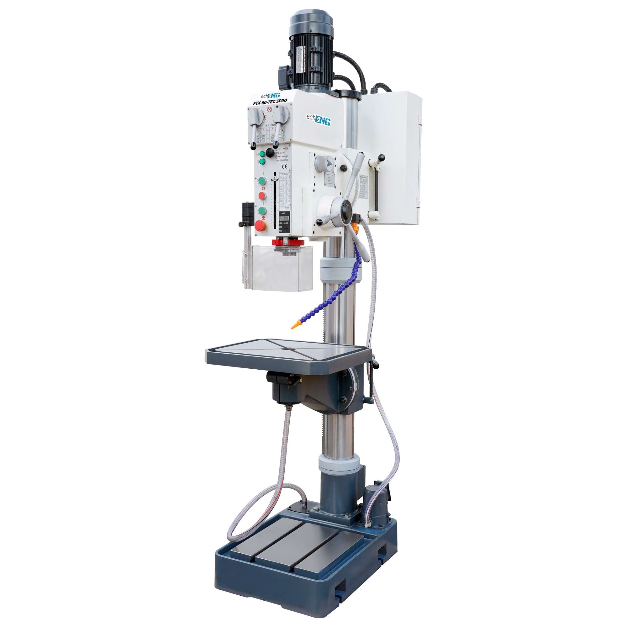 Trapano fresatore FTX-50-TEC SPRO con avanzamento automatico 400V 3 kW