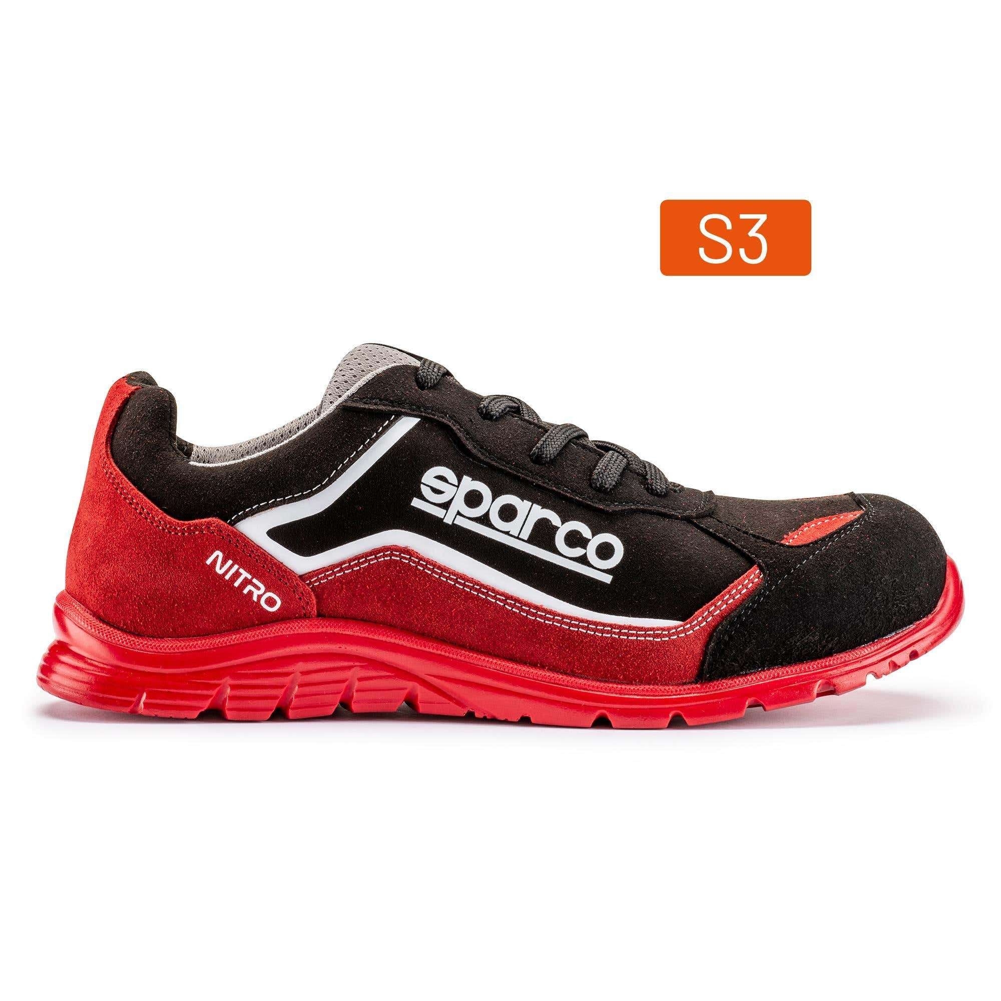 Sparco Scarpa Nitro Marcus S3 rosso/nero-scarpe antinfortunistiche da lavoro