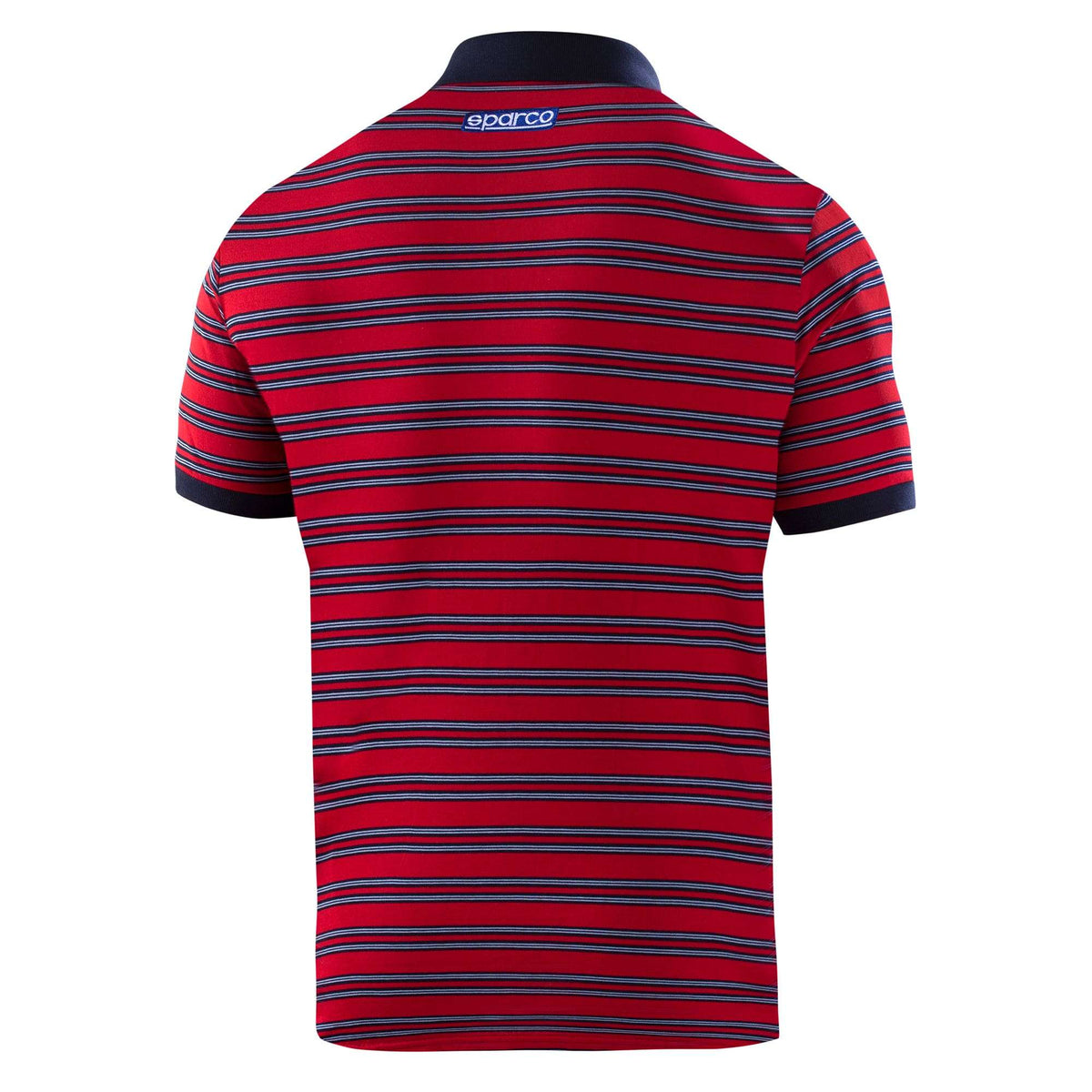 Sparco Polo Replica Sportline Stripes Mart rosso-abbigliamento