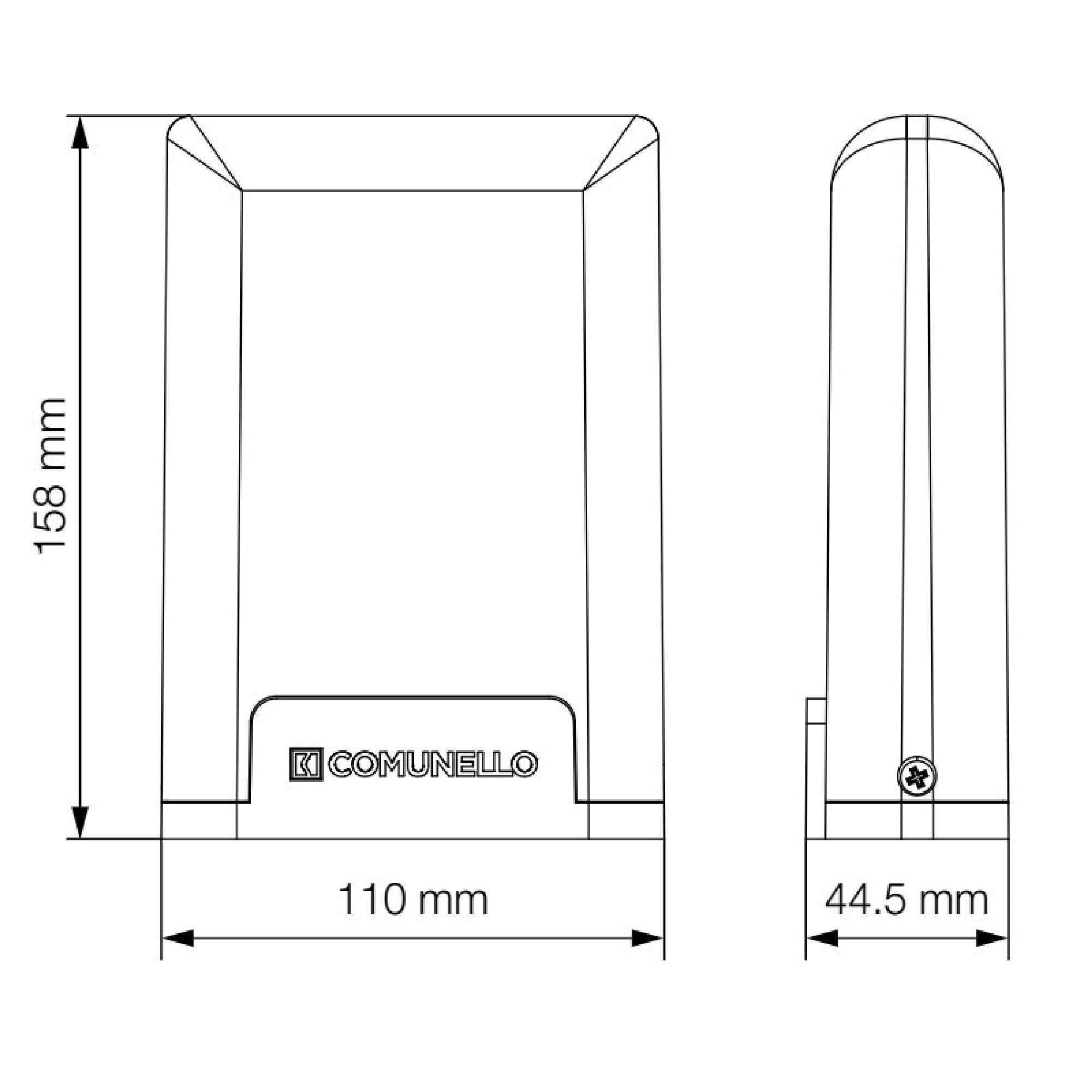 Luce di segnalazione lampeggiante a Led - Comunello GSWIFTSTLYB00A