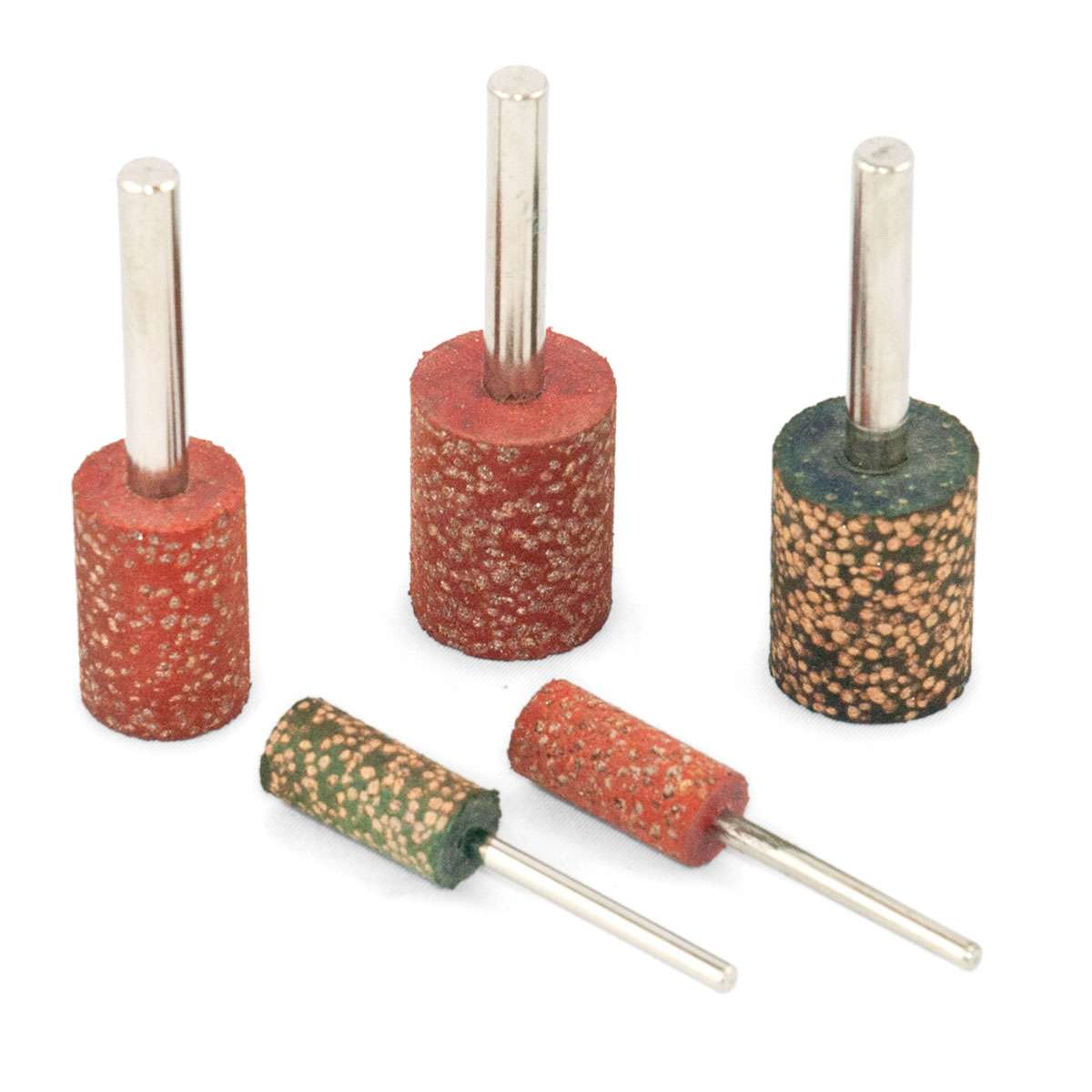 Mola in gomma con sfere abrasive per lucidare D.8x20xG.3 Gr.(80-120) - 100 pz