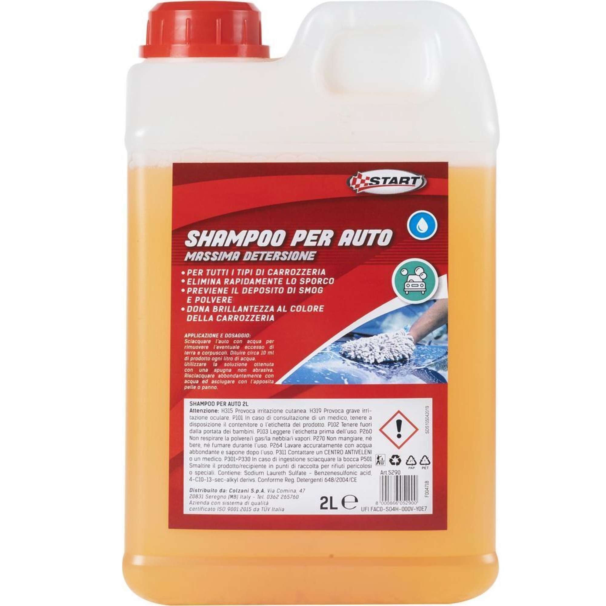 Tanica shampoo per auto 2L - Start 5290