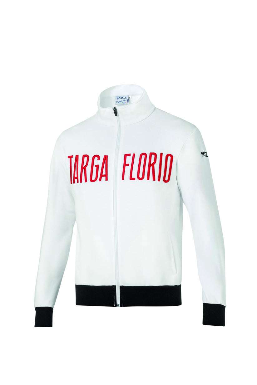 Sparco Full Zip Targa Florio #F2 bianco