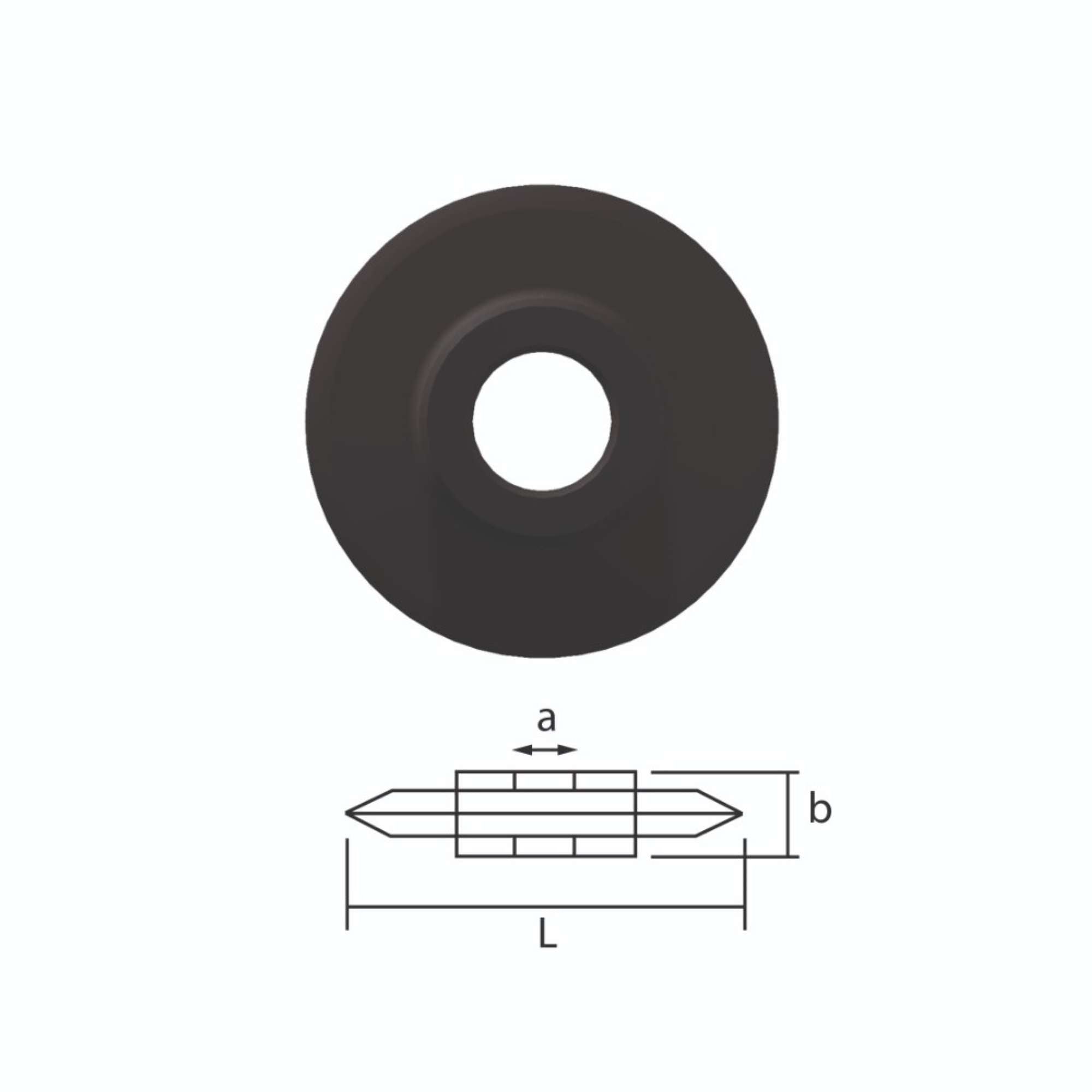 Rotella di ricambio per tagliatubi 5pz - Usag 314 AR U03140010Q