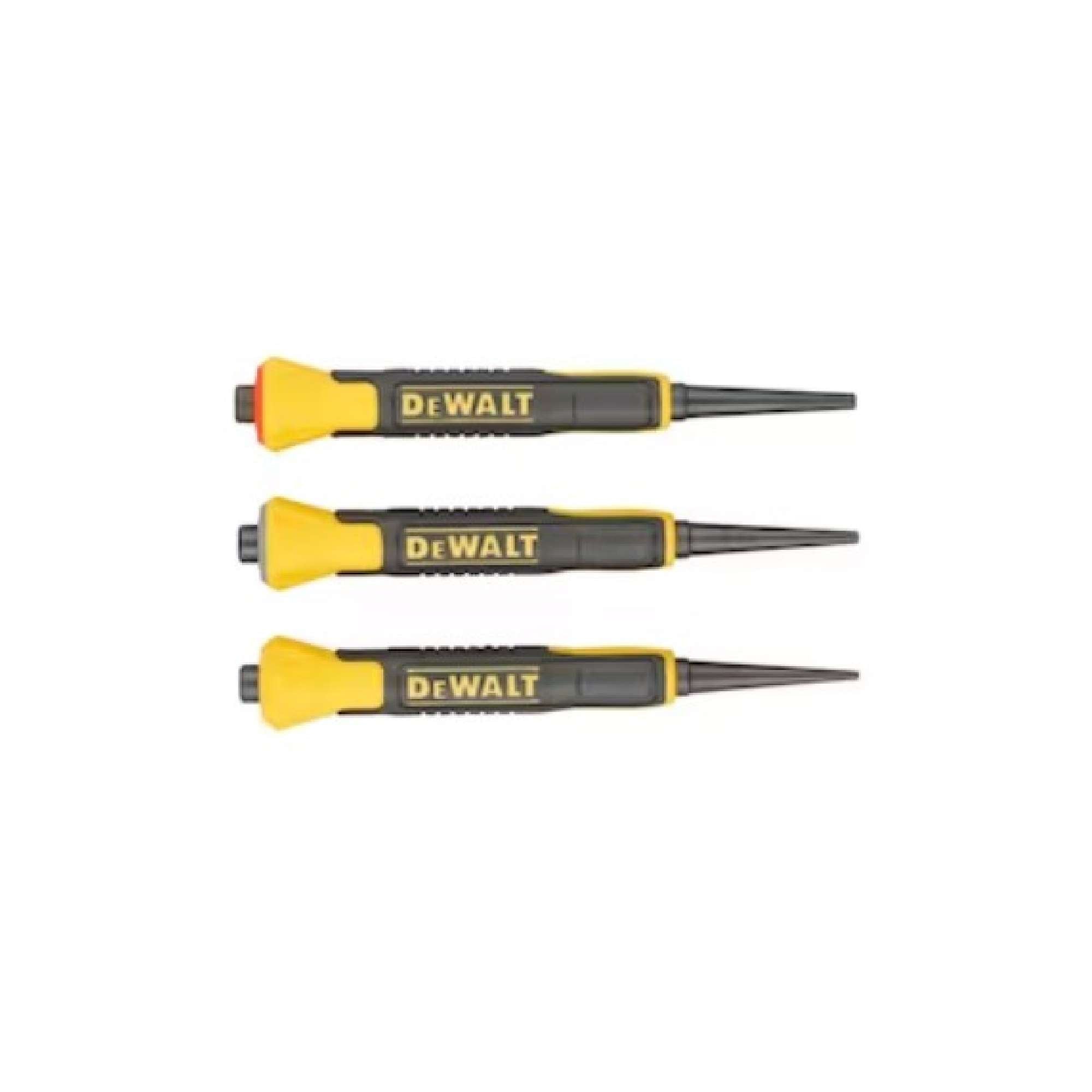 Set 3 cacciachiodi in acciaio - Dewalt DWHT0-58018