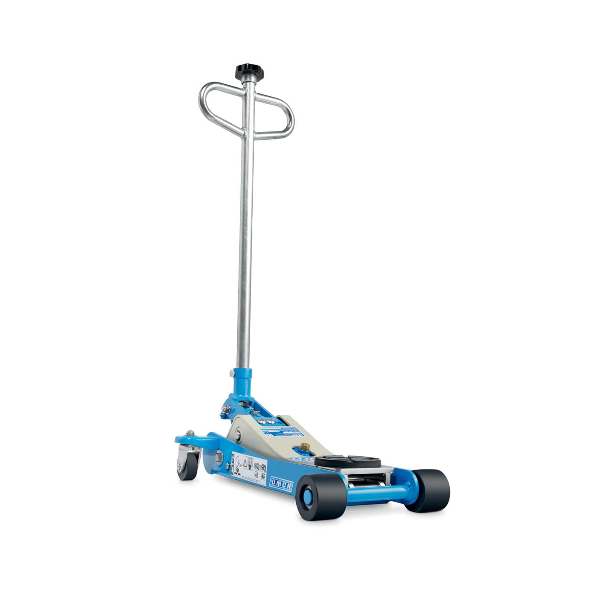 Sollevatore idraulico, a carrello, alzata 480mm portata 2000 kg - OMCN 3000