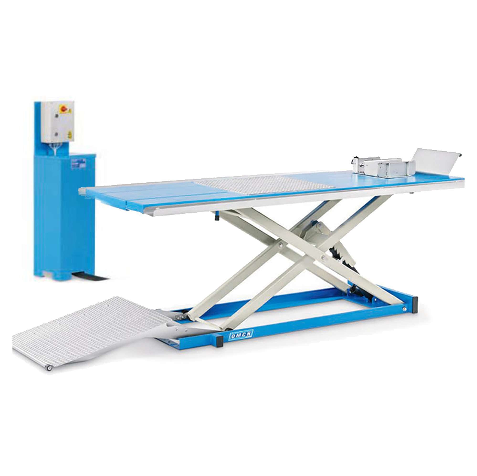 Sollevatore per moto 500 kg, pompa elettroidraulica a scomparsa - OMCN 196/PL-SP