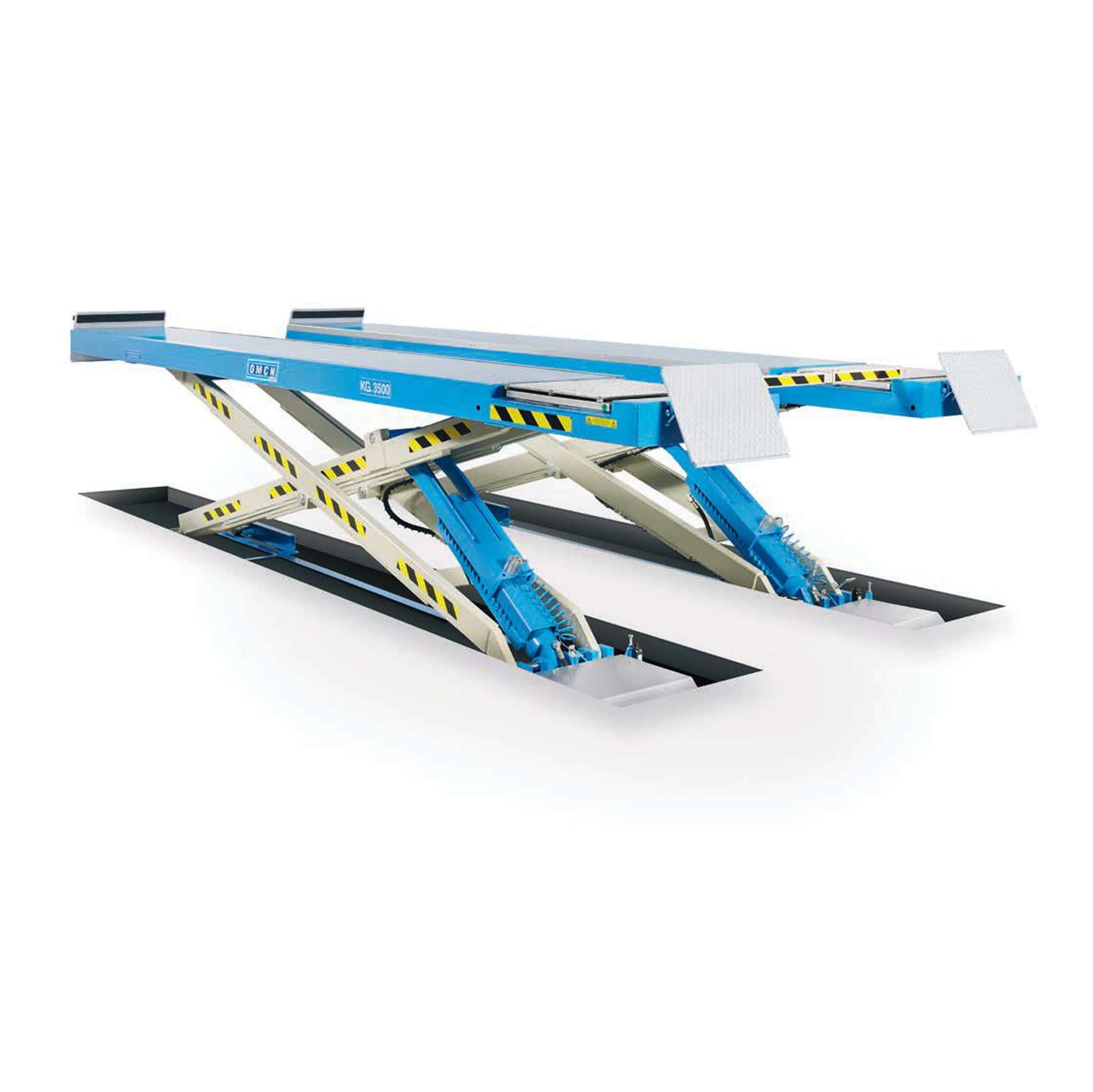 Sollevatore elettroidraulico a forbice portata 4000 kg a pavimento OMCN