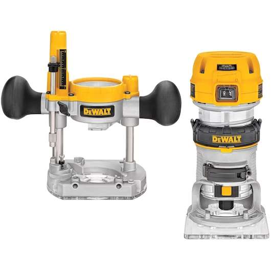 Elettrofresatrice con affondamento 900W 8mm - D26204K-QS - DEWALT