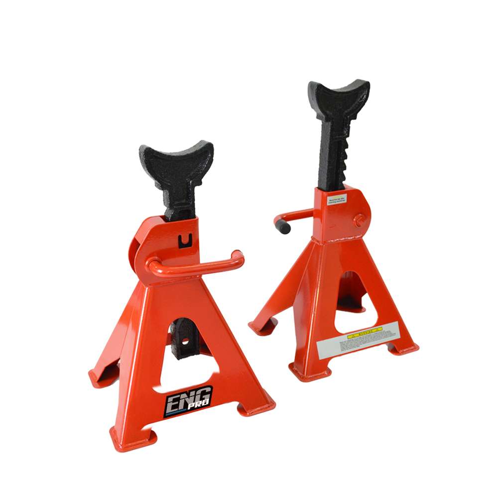 Coppia di cavalletti professionali, stand supporto auto 3t - ENG PRO MA CV C030