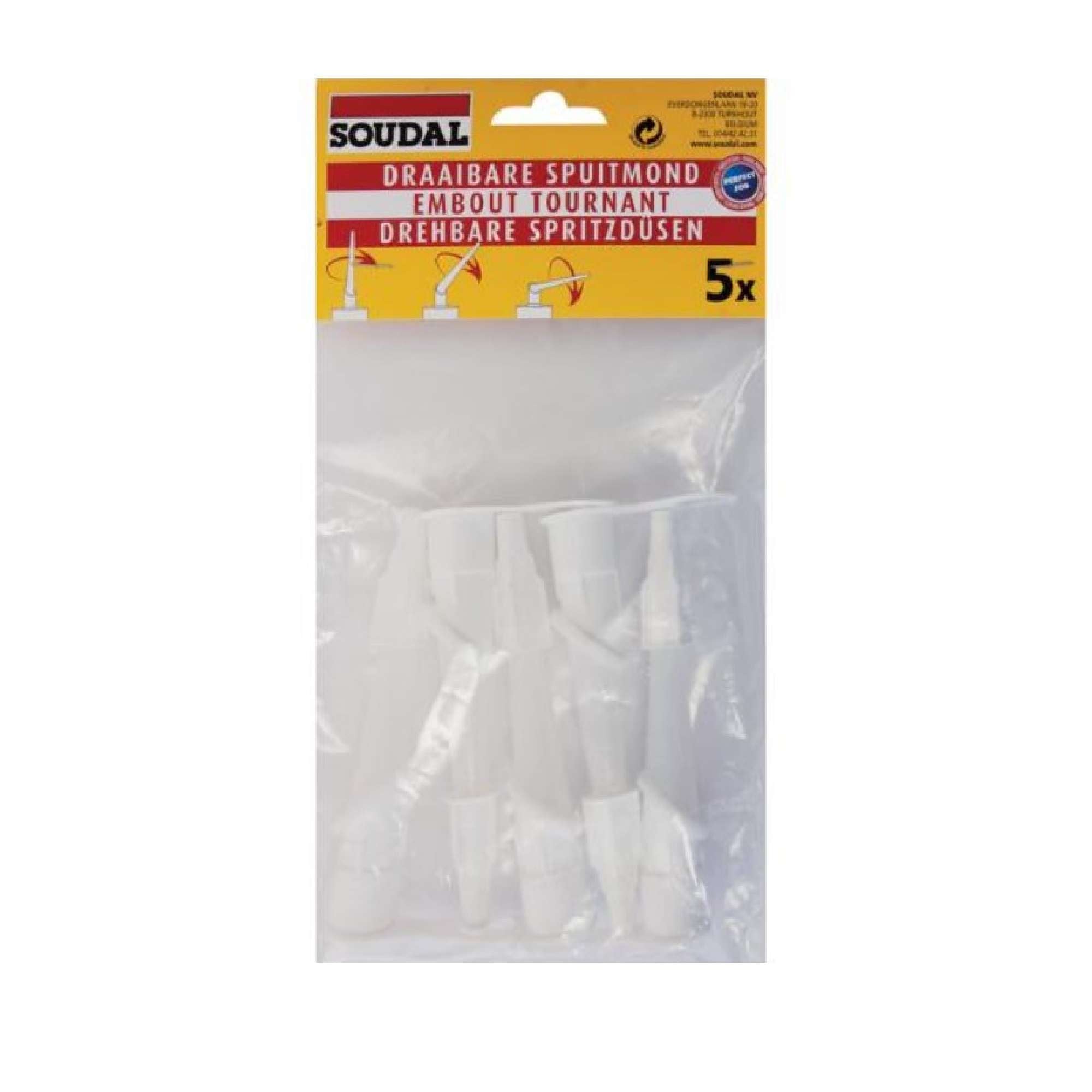 Beccuccio orientabile per silicone 5 pz - Soudal 117773