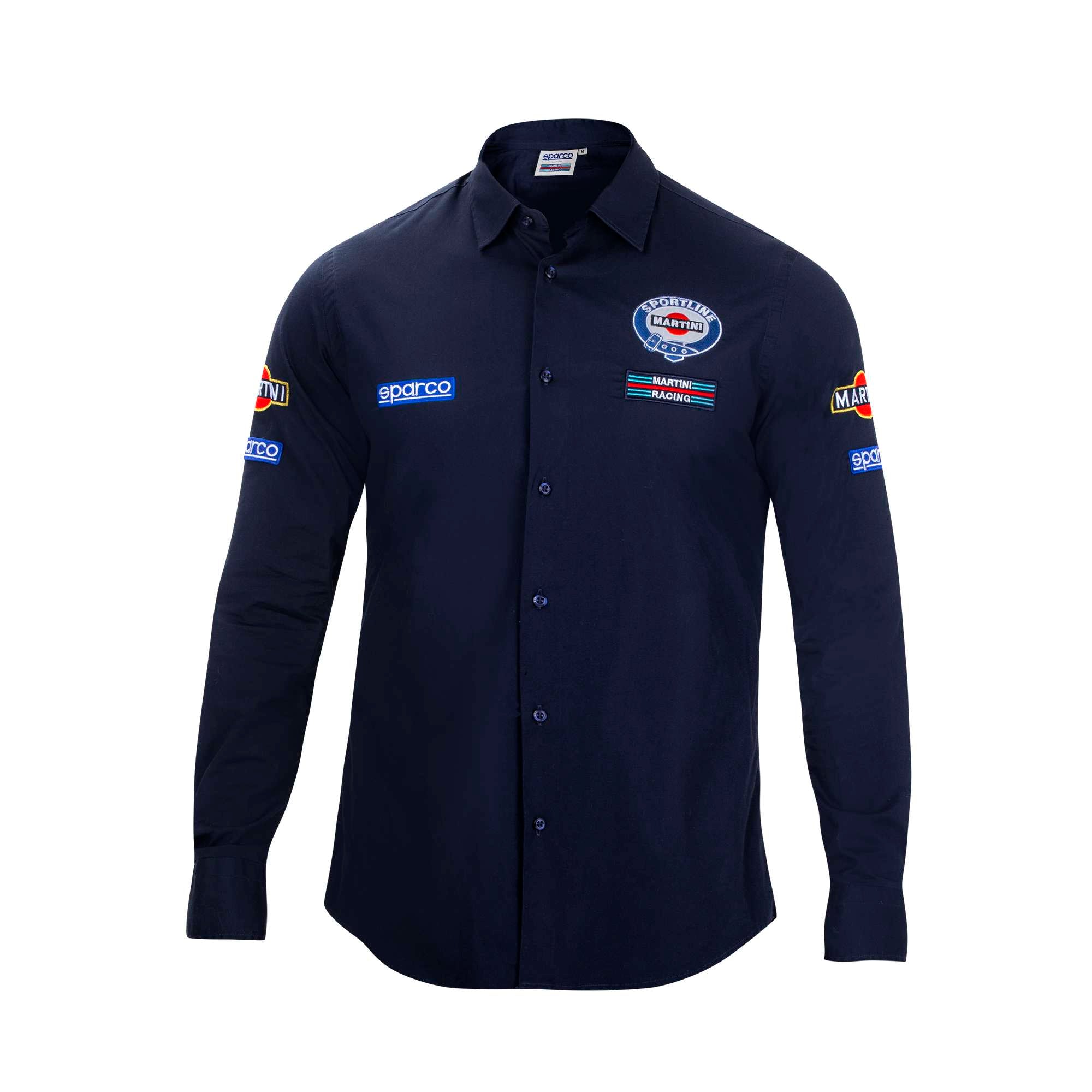 Sparco Camicia Martini-R blu navy