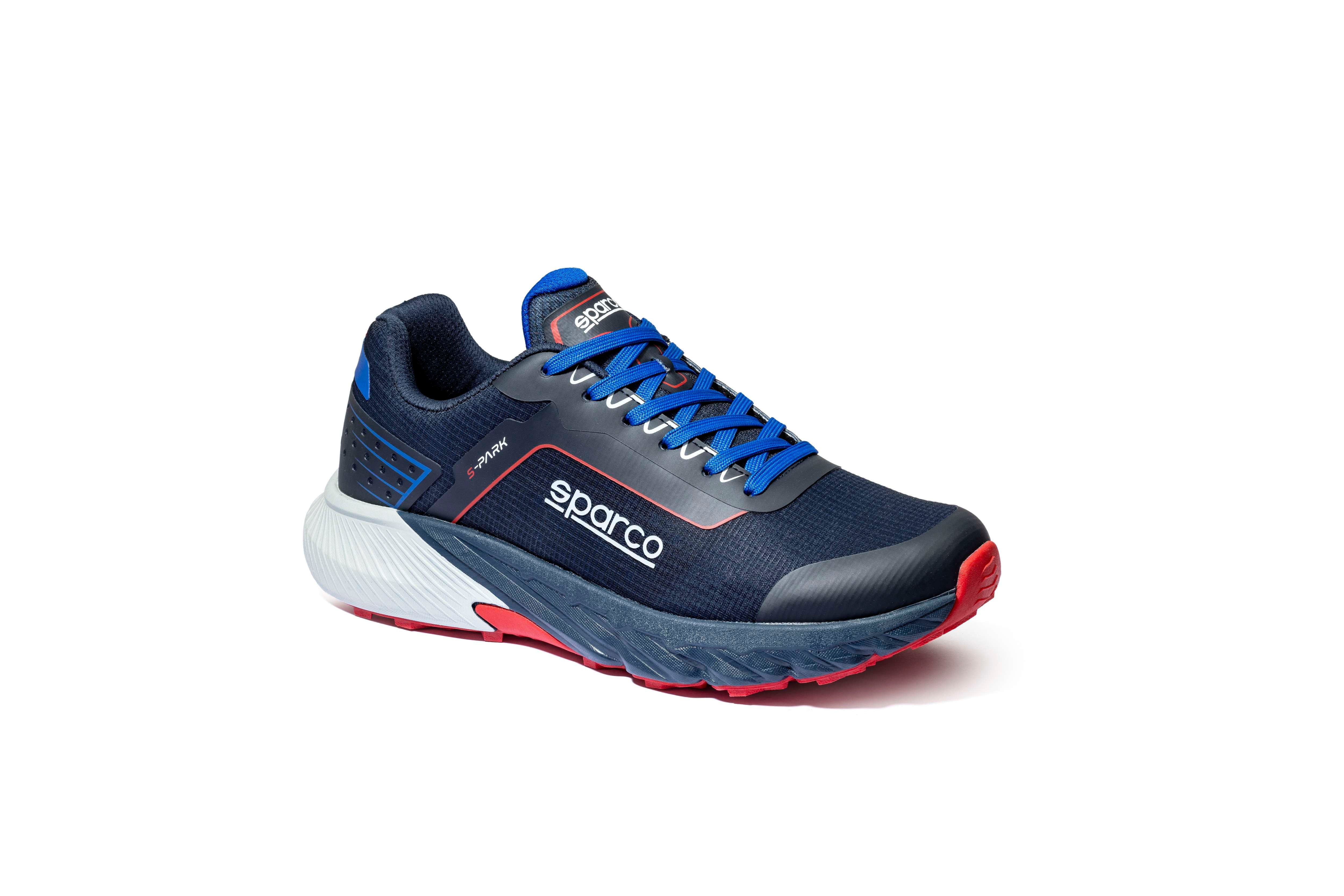 Sparco Scarpe S-Park Leon blu/rosso navy/blue/red-scarpe antinfortunistiche da lavoro
