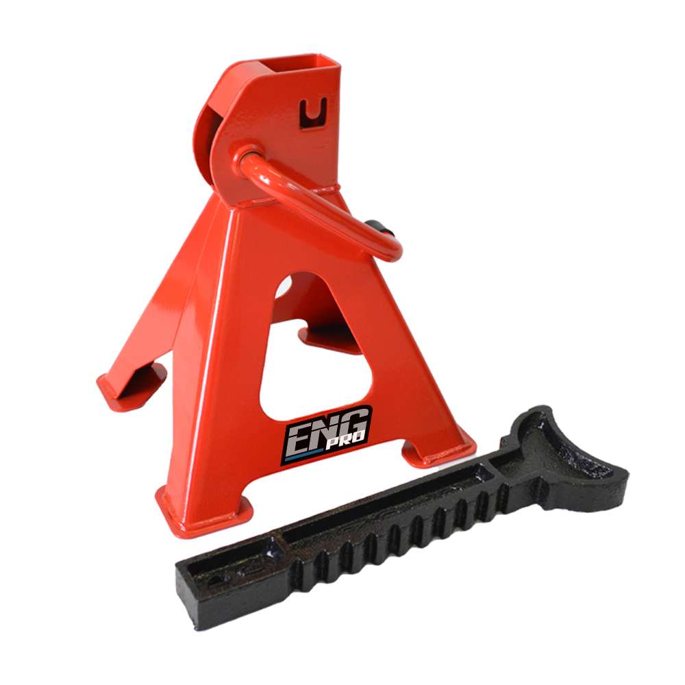 Coppia di cavalletti professionali, stand supporto auto 3t - ENG PRO MA CV C030
