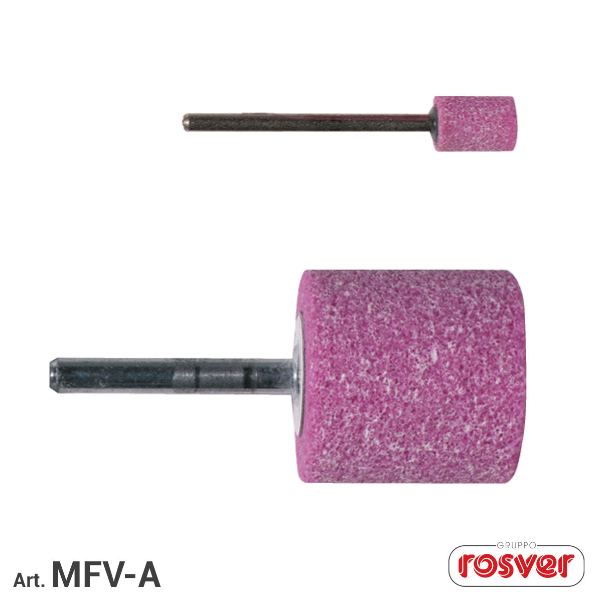 Molette Cilindriche Rosa - Rosver - MFV-A D10 - Conf.25pz