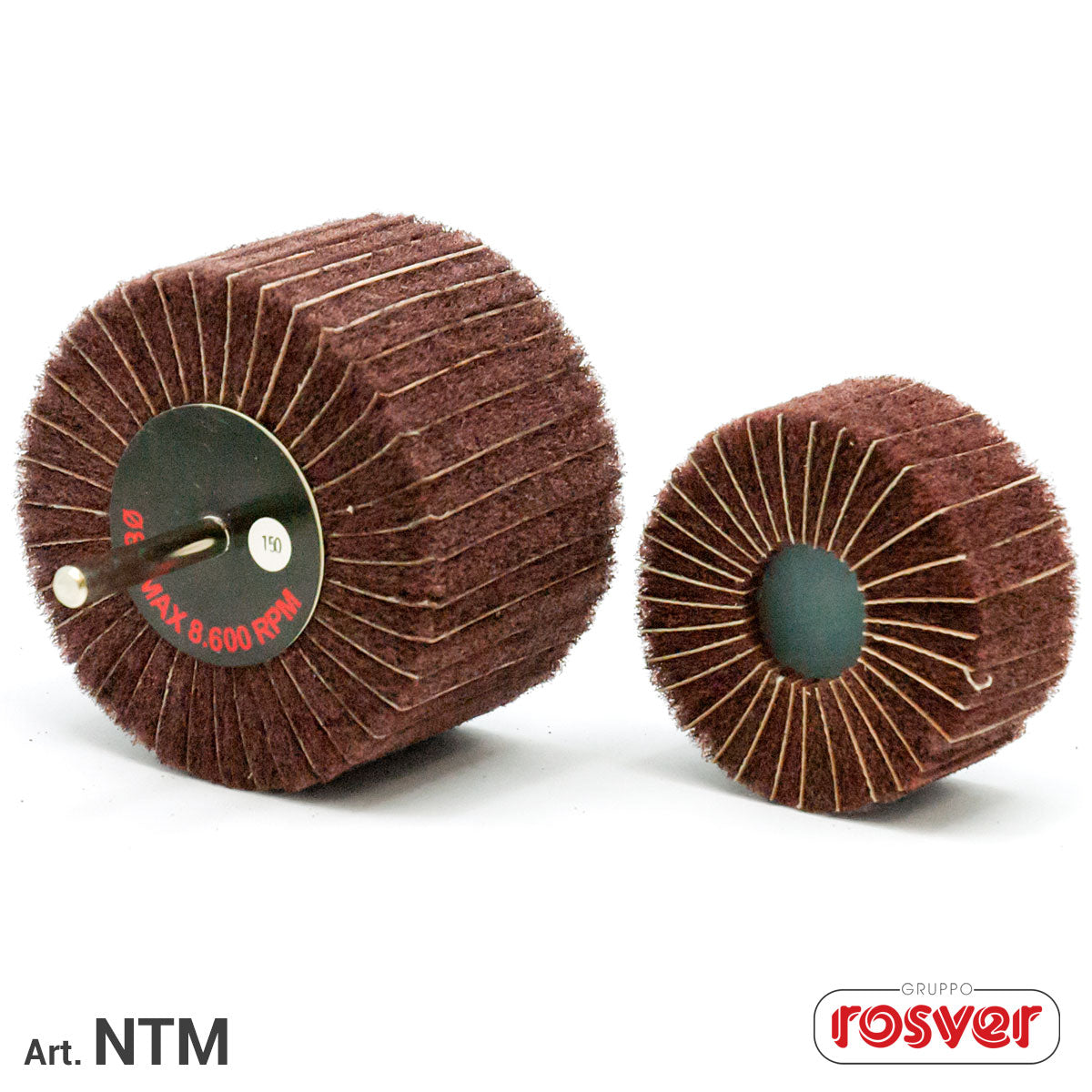 Ruote Abrasive Miste con Gambo - Rosver - NTM D.60x40x6 - Conf.10pz