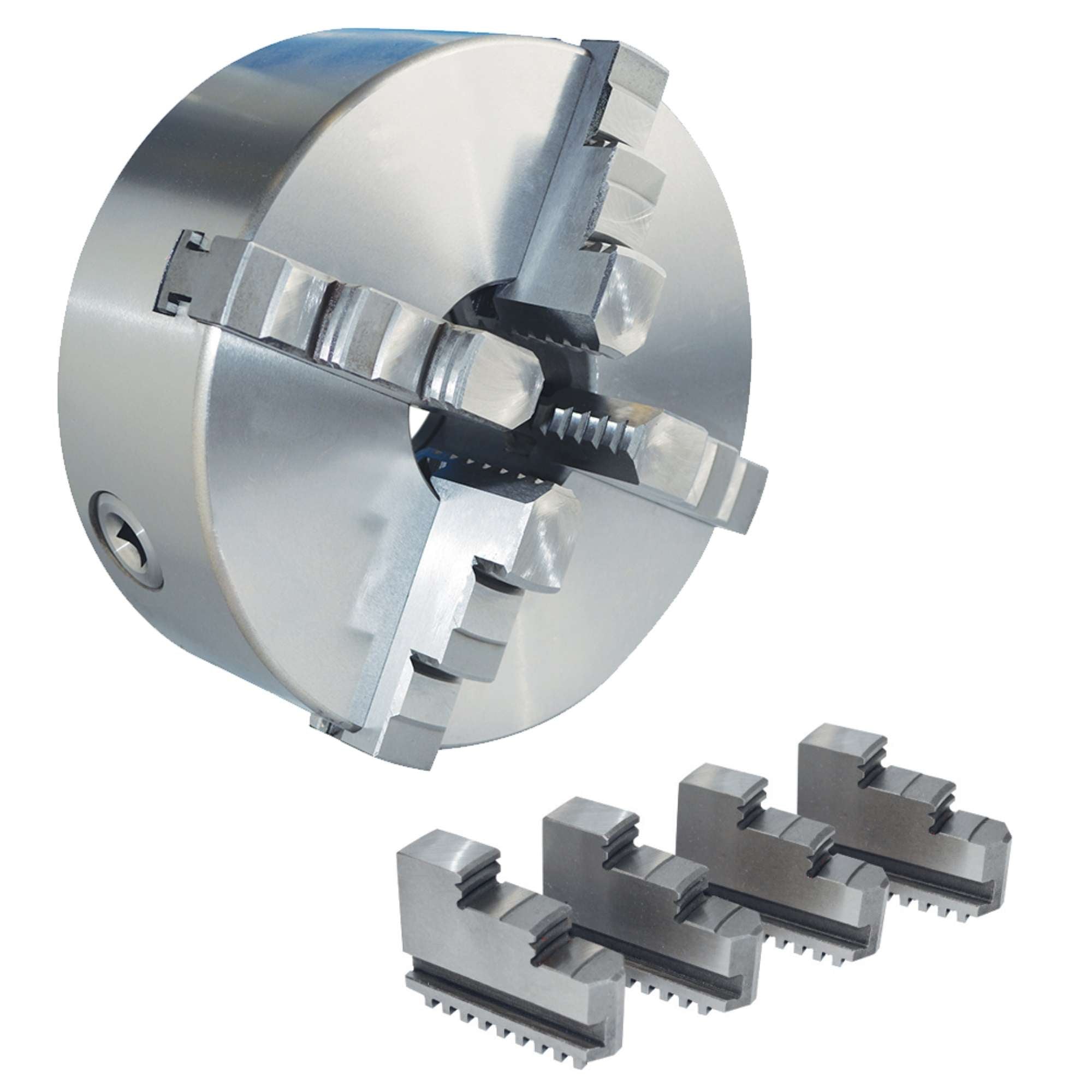 Mandrino autocentrante di precisione per tornio 4+4 griffe  100 mm - MA AC M410
