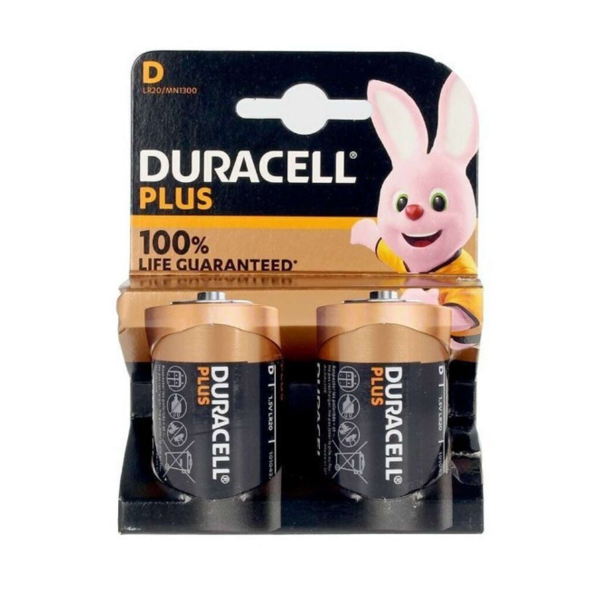 Batterie Torcia POWER D, blister con 2 pile duralock - DURACELL DU0401