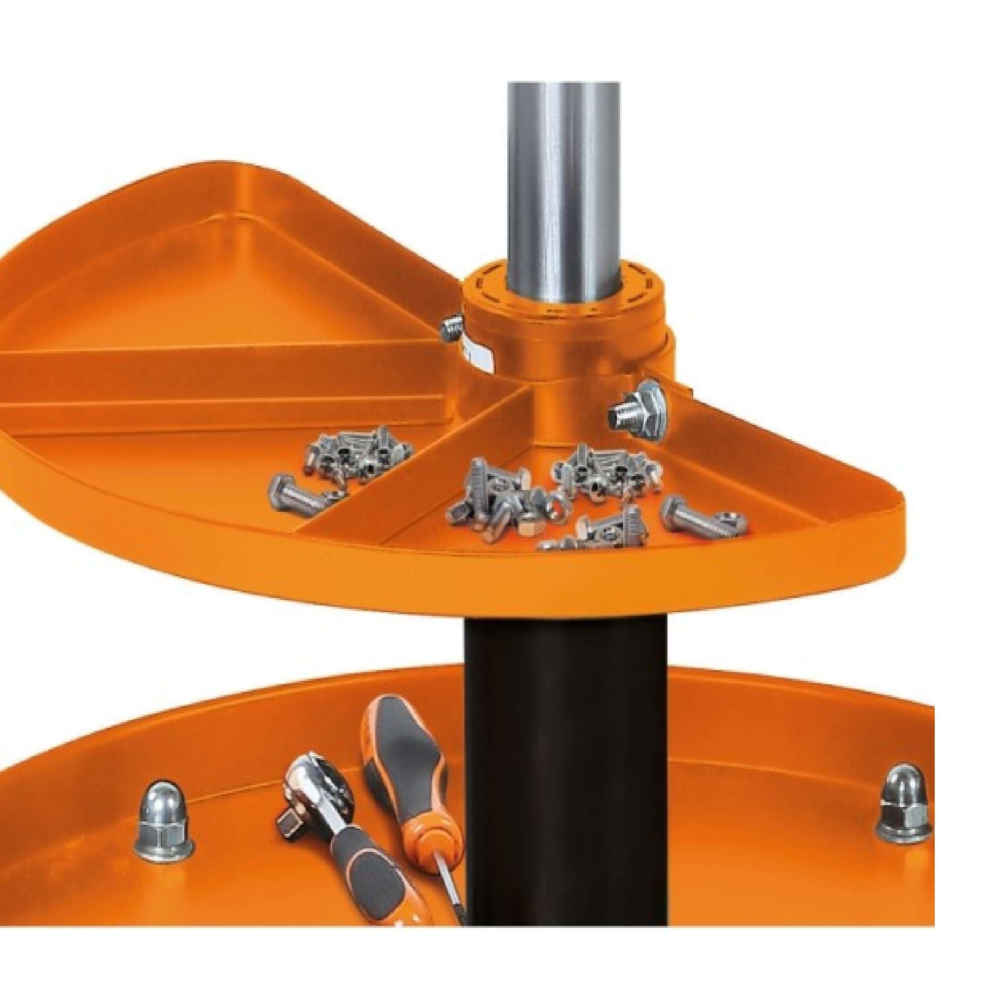 Seggiolino girevole con vassoio altezza regolabile tramite pistone Beta 22500011