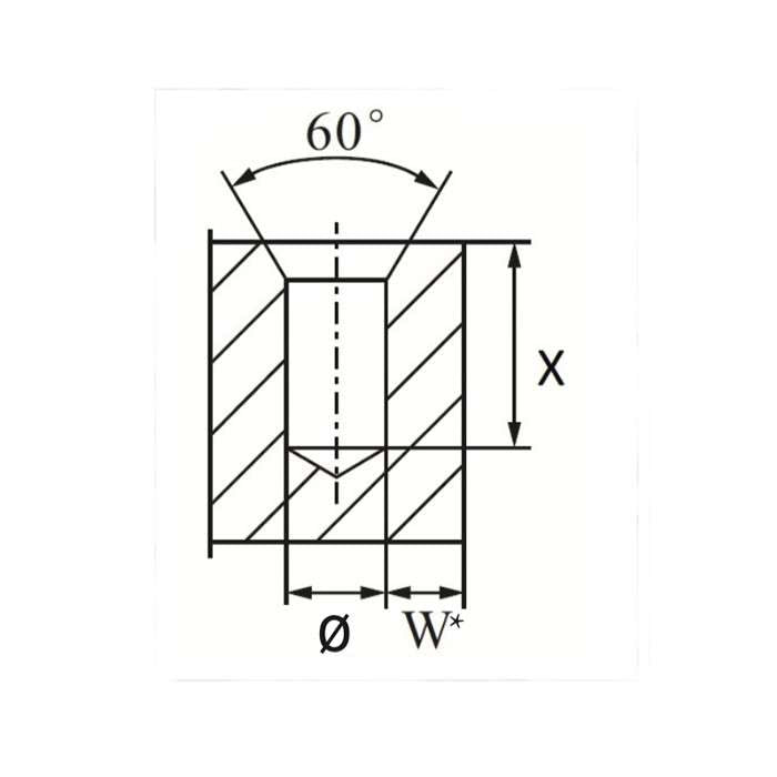 Bussola autofilettante in acciaio temprato M12x1,75 - Fixi