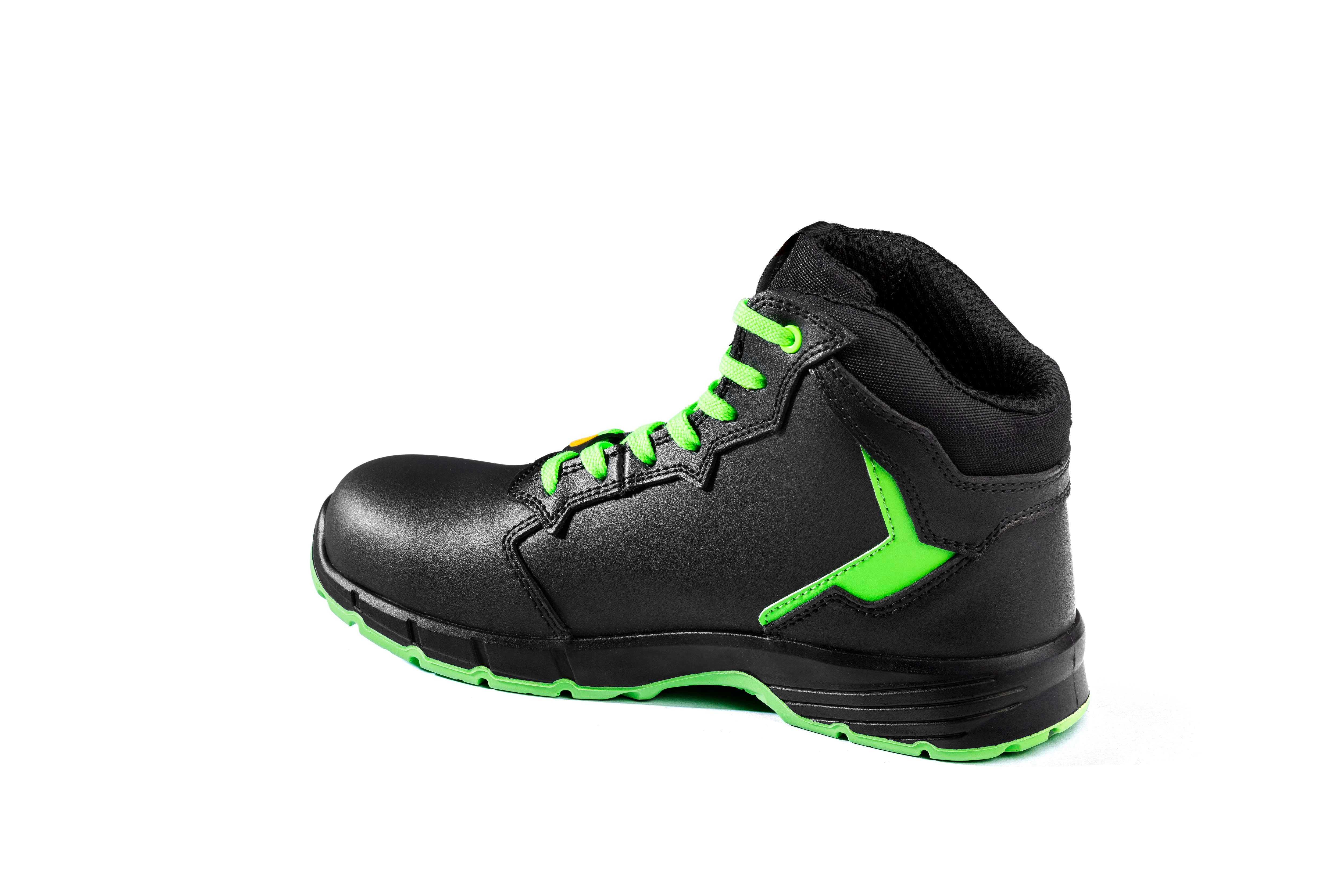 Sparco Scarpe Targa-H Willy S3S ESD nero/ ESD FO black/fluo/grigioeen-scarpe antinfortunistiche da lavoro