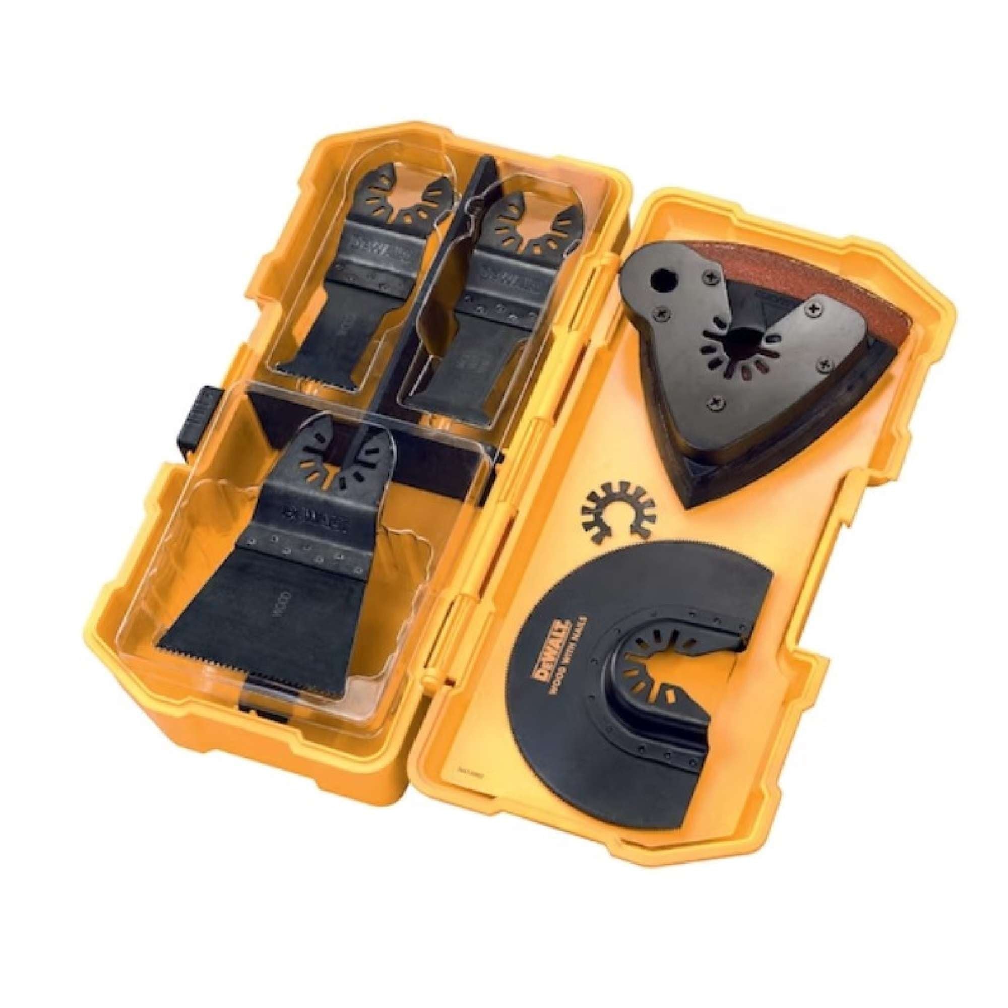 Set 8 lame oscillanti multifunzione con carta vetrata - Dewalt DT20731-QZ