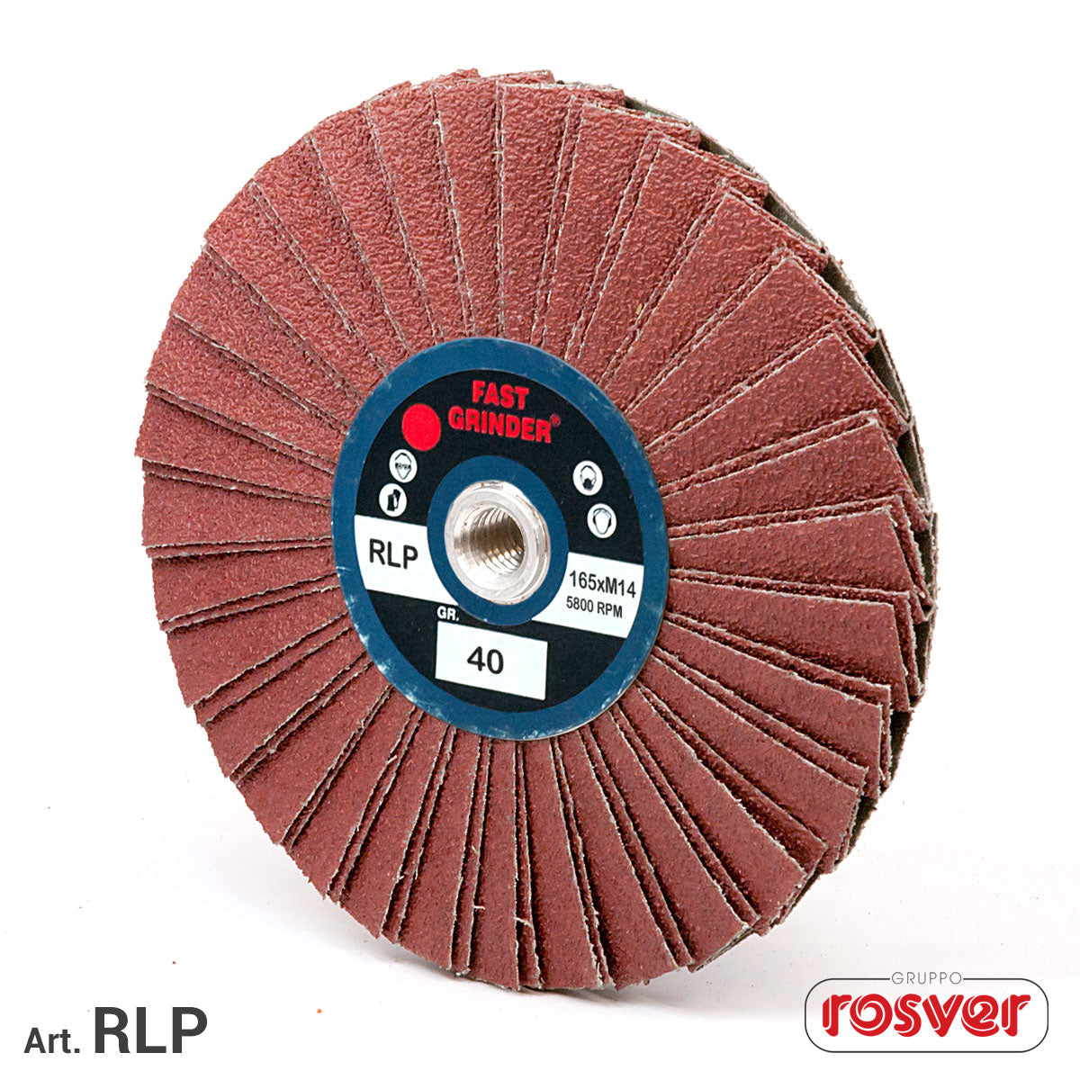 Ruote lam. piegate per Angoli - Rosver - RLP 165 M14 Gr.A Chiusa - Conf.10pz