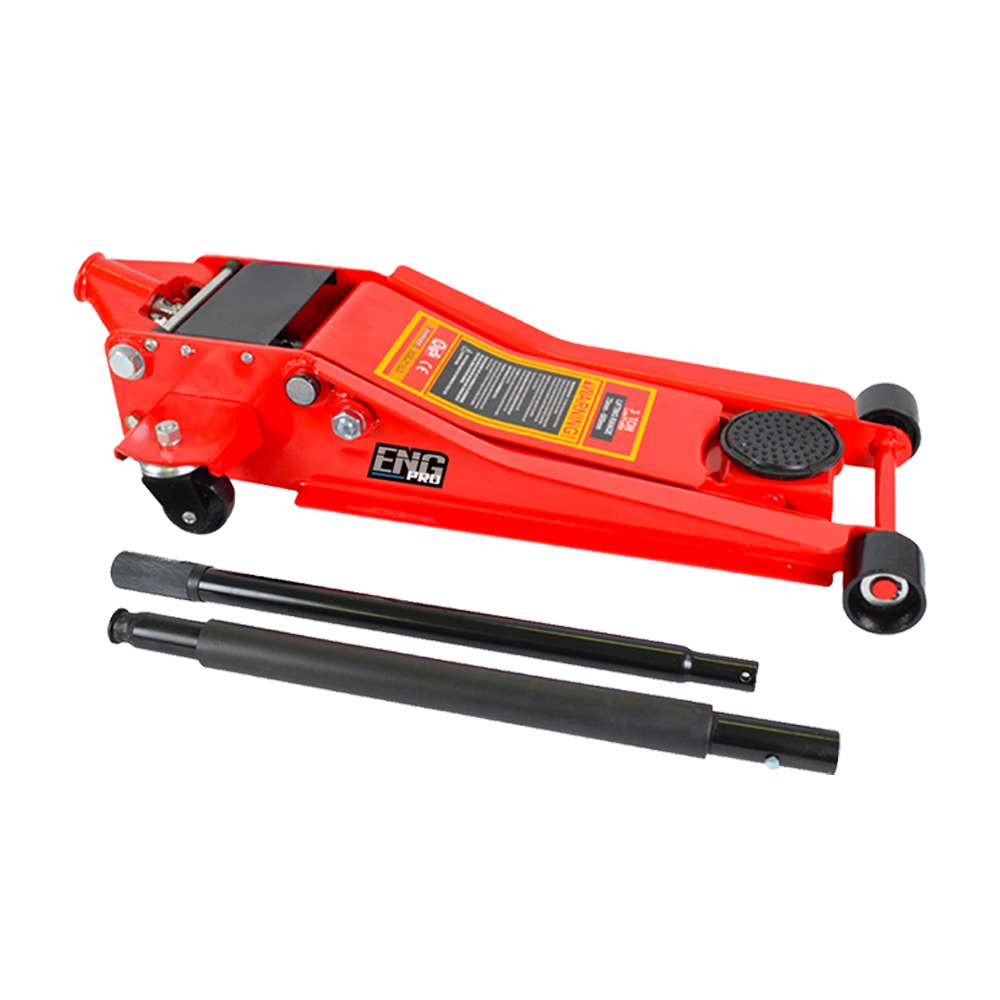 Cric carrello idraulico super ribassato auto, furgoni 3 t - ENG PRO MA CC 300R