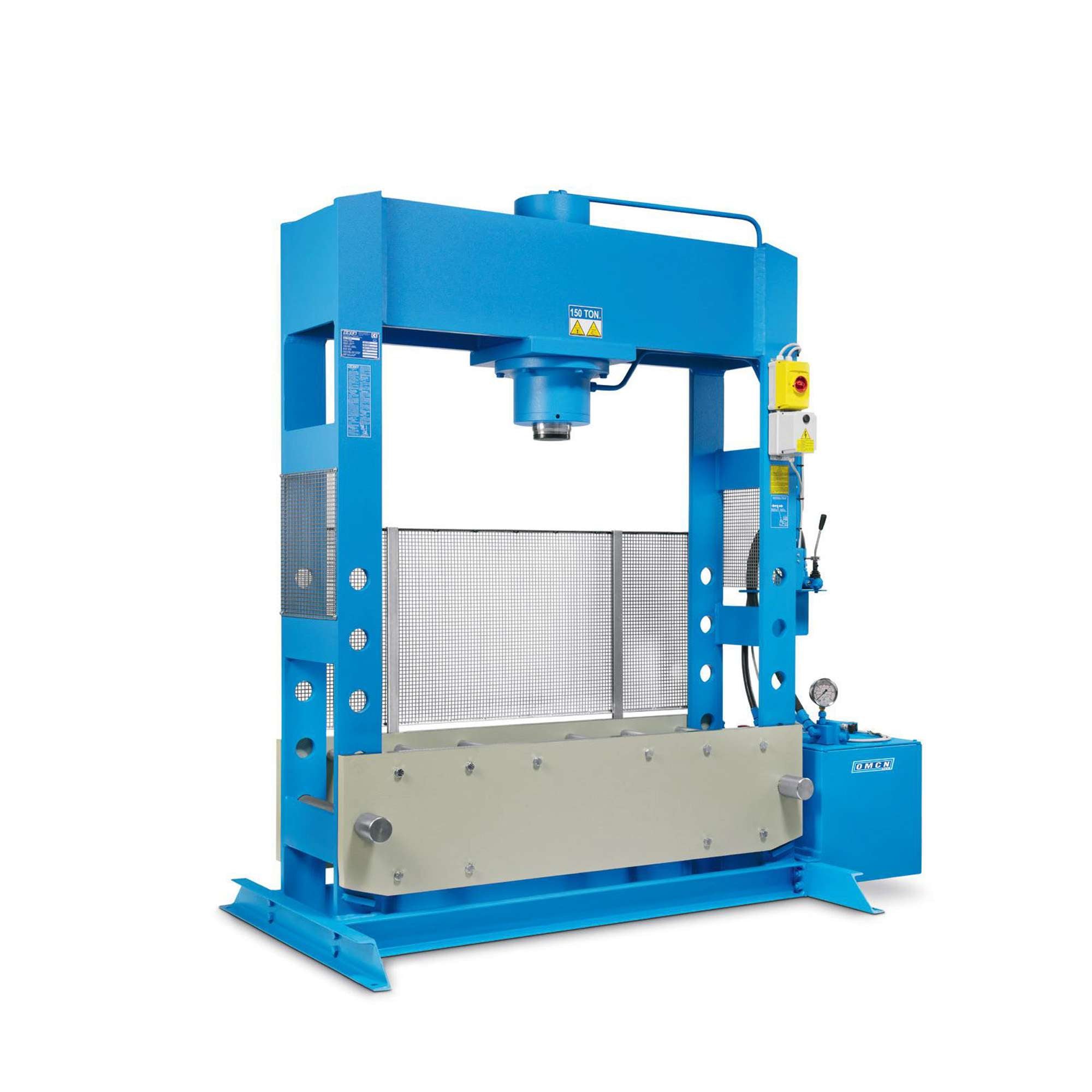 Pressa elettroidraulica a due velocità capacità 150 ton luce 1520 mm OMCN 204/R