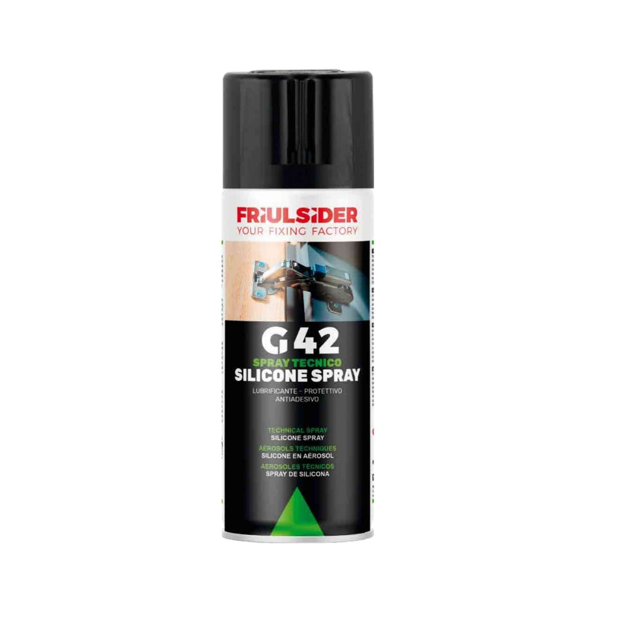 Spray tecnico silicone lubrificante antiadesivo 020 400ml conf. 12pz - G42 Friulsider