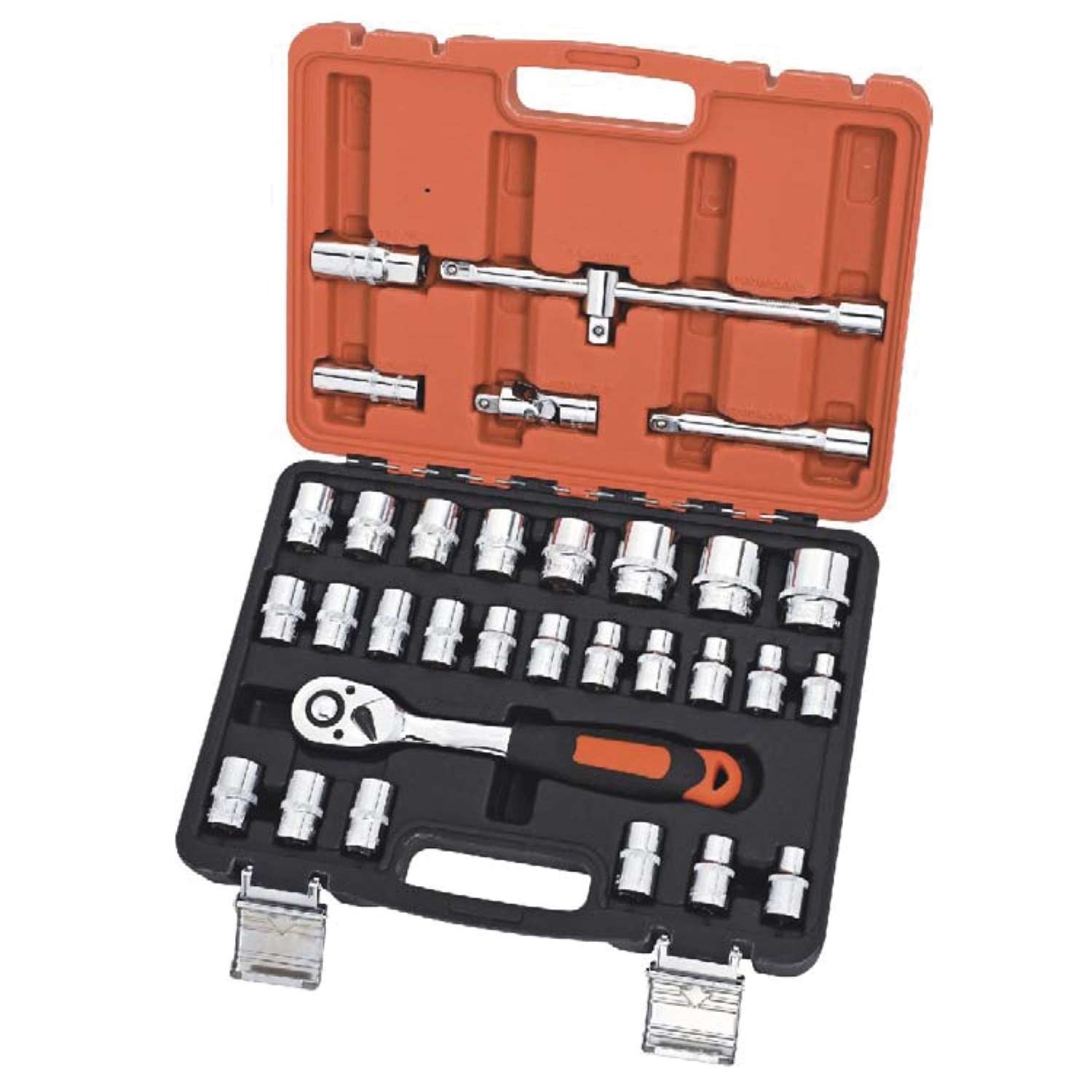 Kit Set di chiavi con bussole 1/2" 32 pz valigetta professionale FI 20 0027