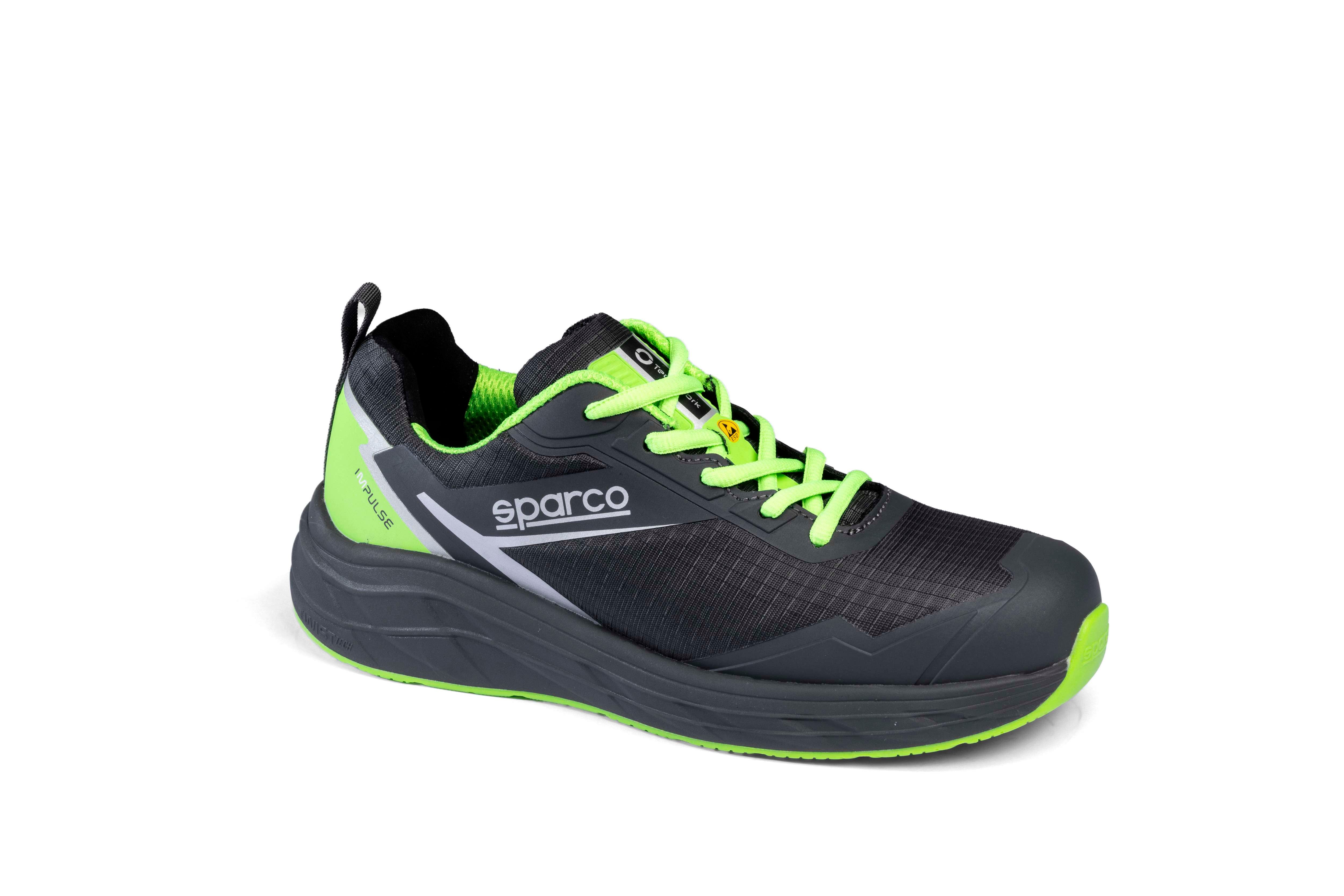 Sparco Scarpe Lucas S3S ESD HRO ESD FO dark//fluo/grigioeen-scarpe antinfortunistiche da lavoro