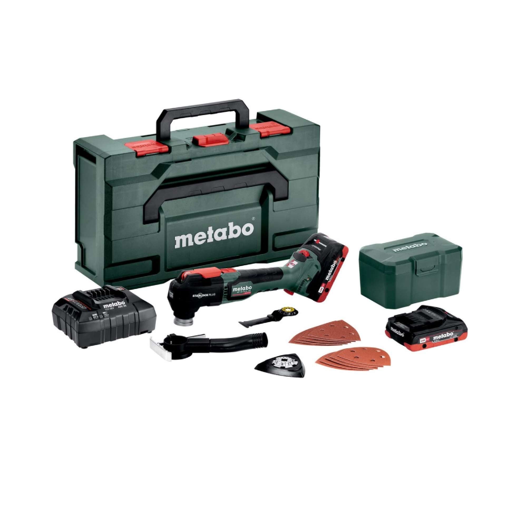 Multitool a batteria + 2x4Ah - Metabo MT 18 LTX BL QSL