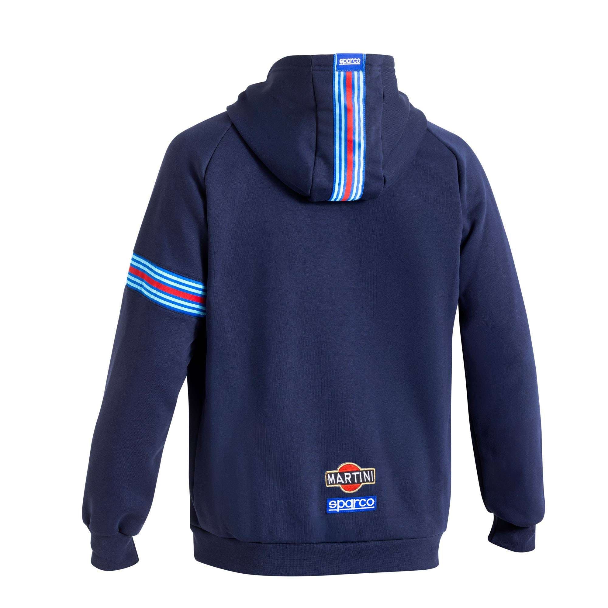 Sparco Hooded Full Zip Martini-R My25 navy/blue