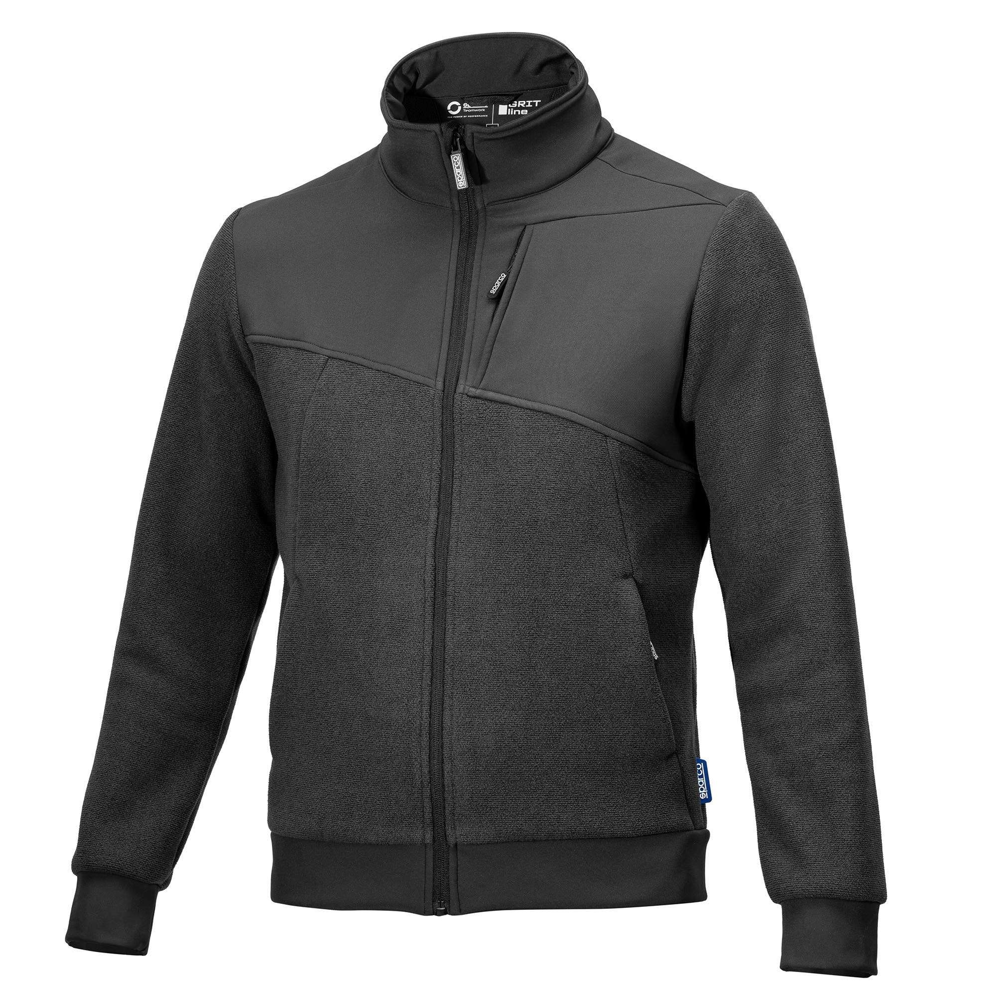 Sparco Grit fleece full zip Crestone grigio