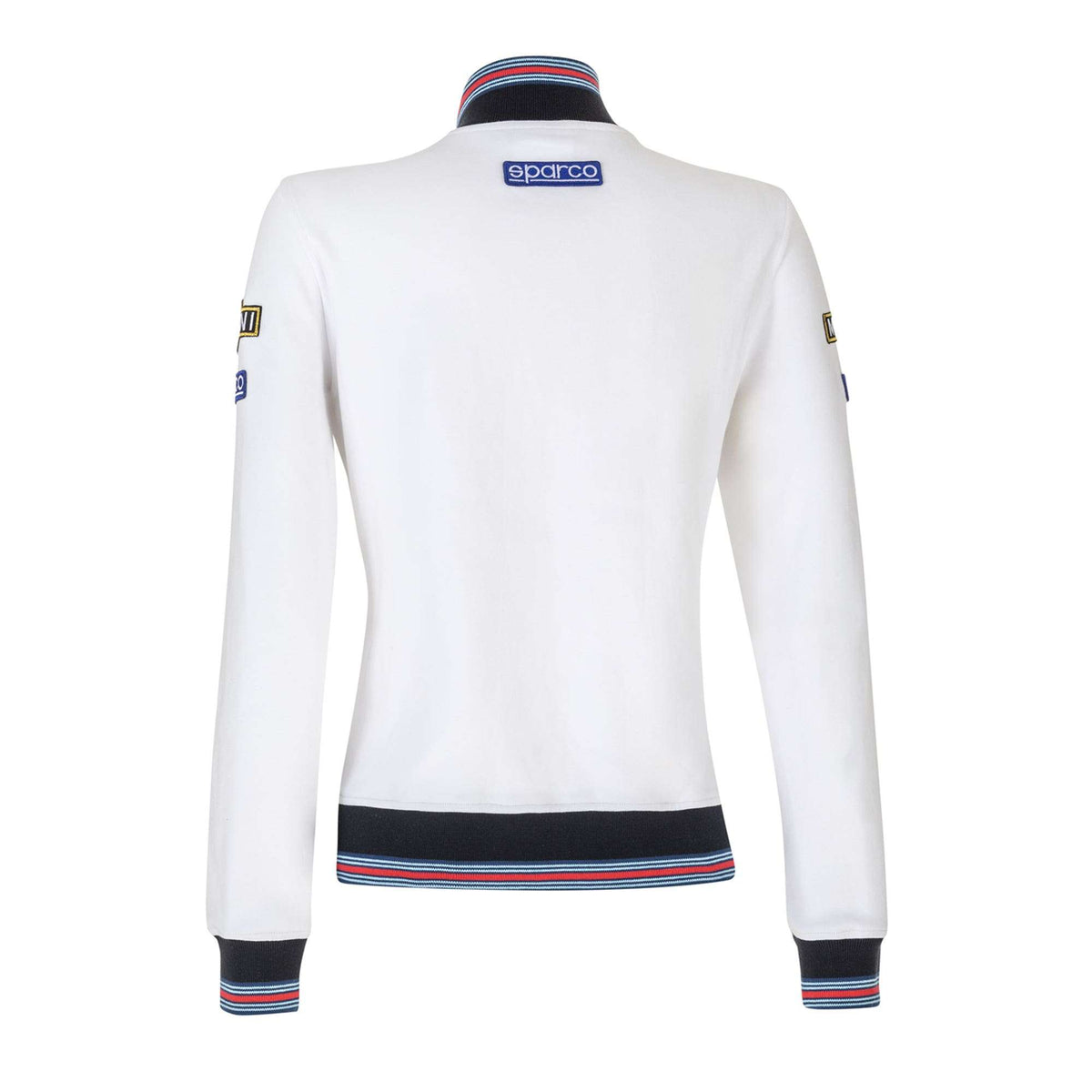 Sparco Felpa Full Zip Martini-R Lady bianco-abbigliamento Sparco Teamwork