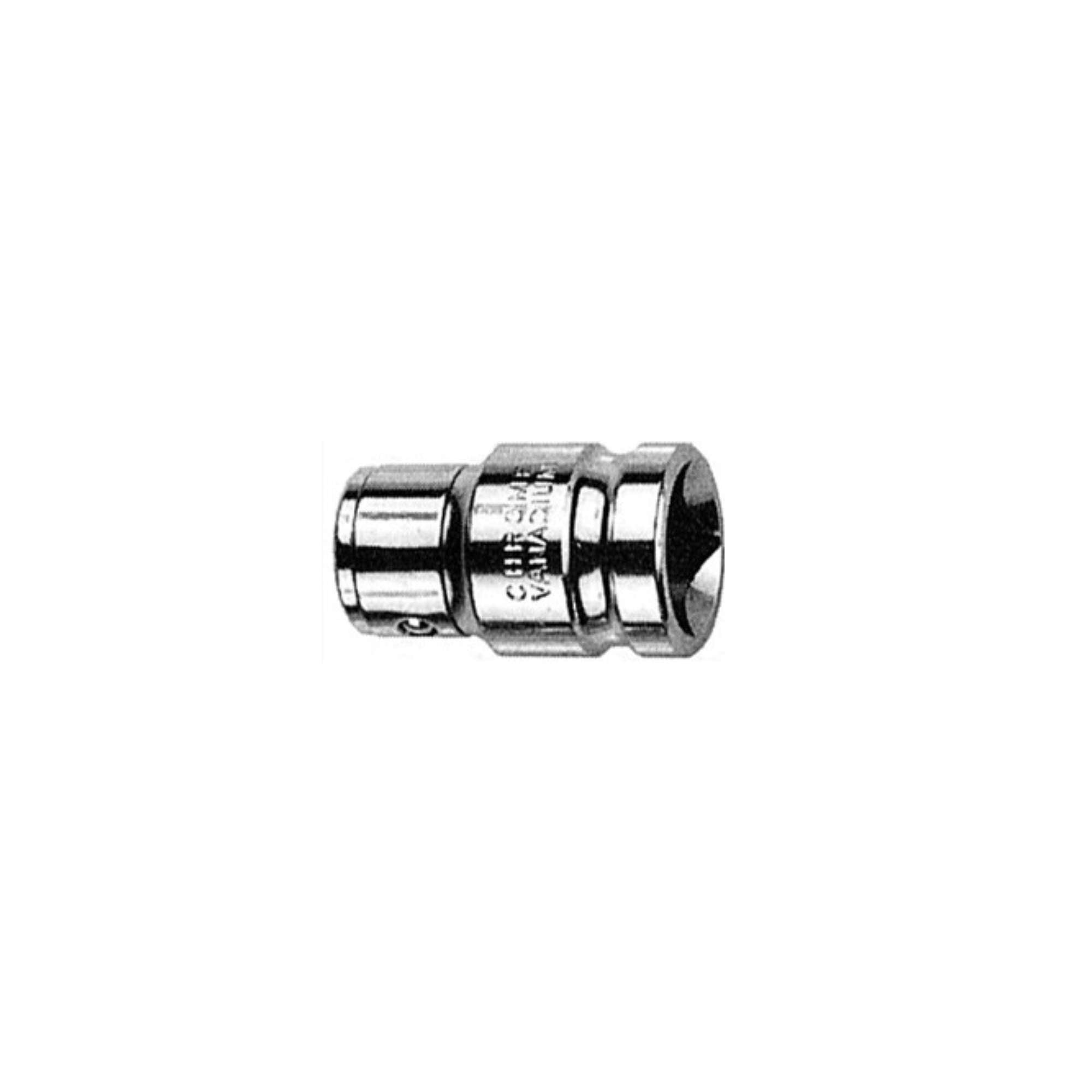 Bussola Portainserti cromata con sfera di tenuta 1/4" x 1/4" - Fermec 2137