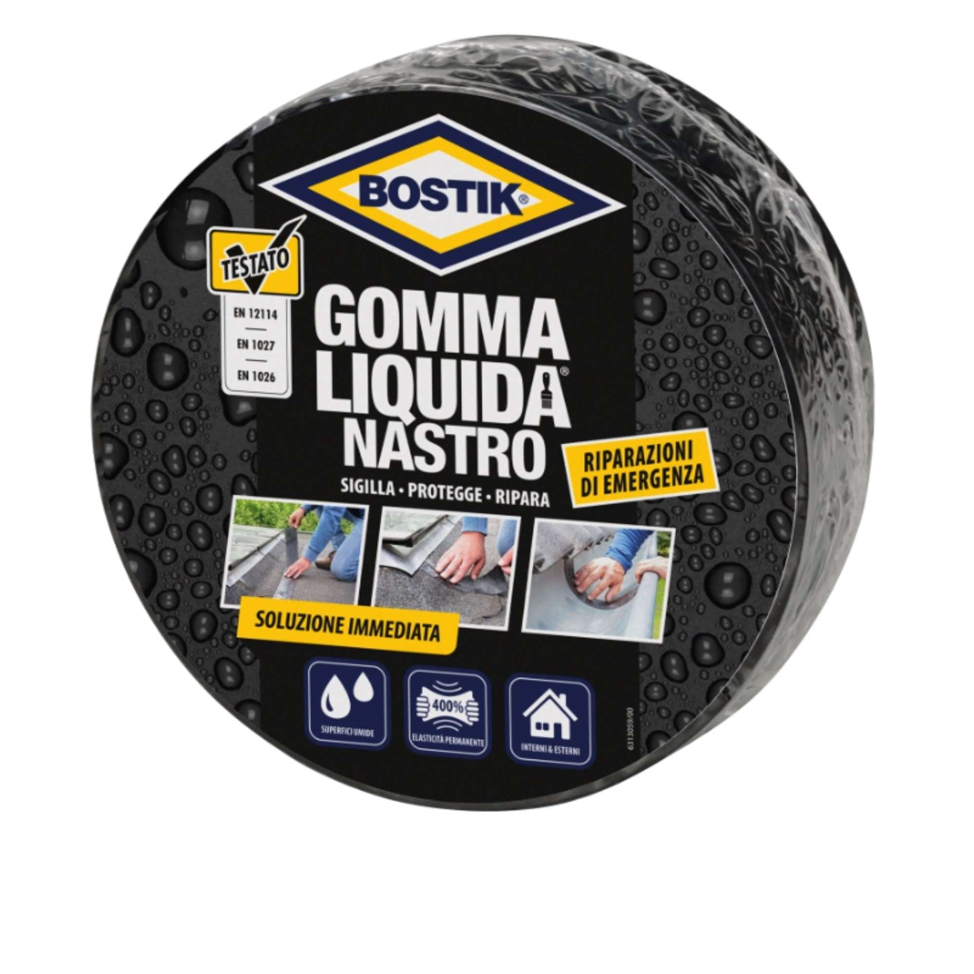 Gomma Liquida Banda Bitum.7,5Cmx5Mt - UHU Bostik 6313058