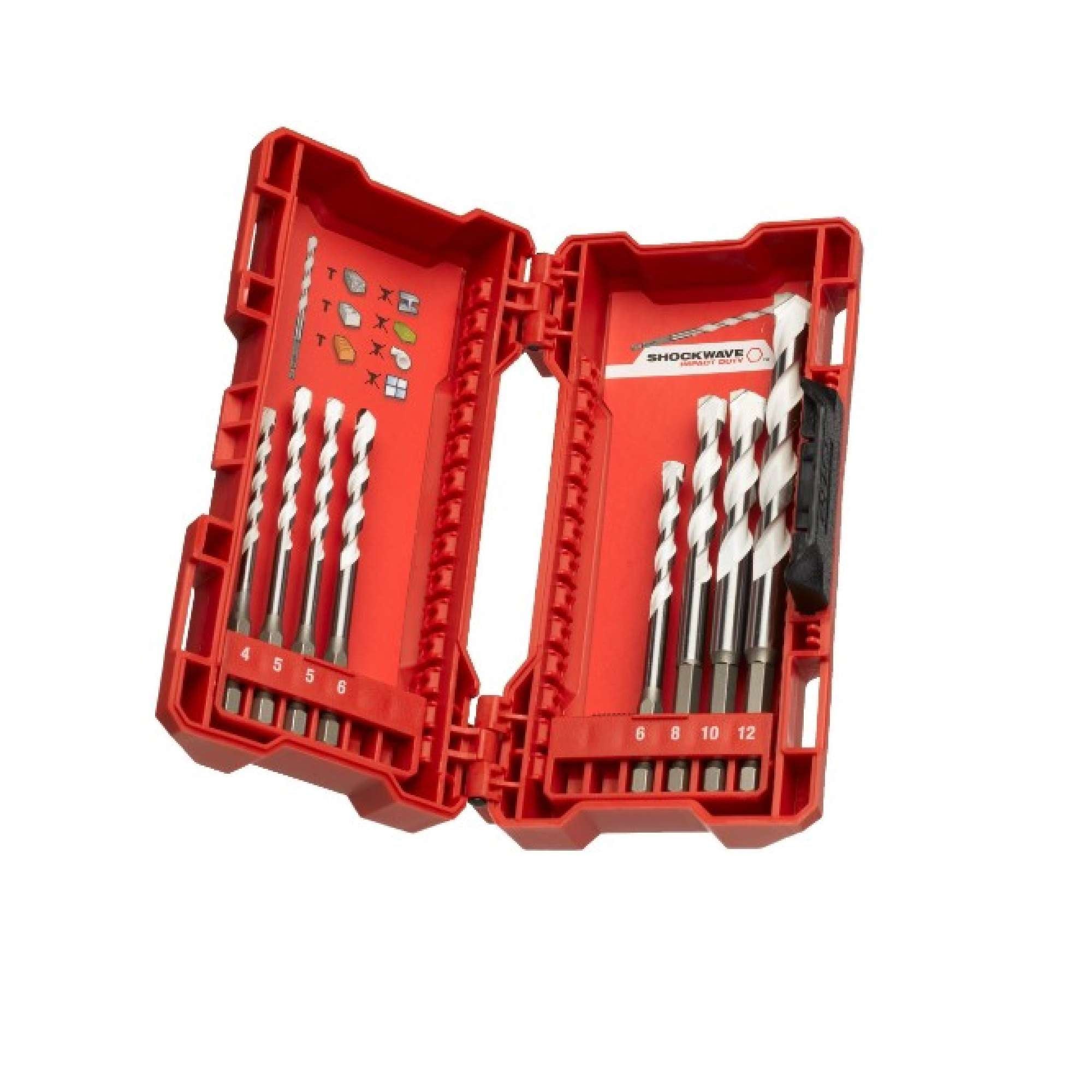 Set Punte Multimateriale 8 Pezzi - Milwaukee 4932471112