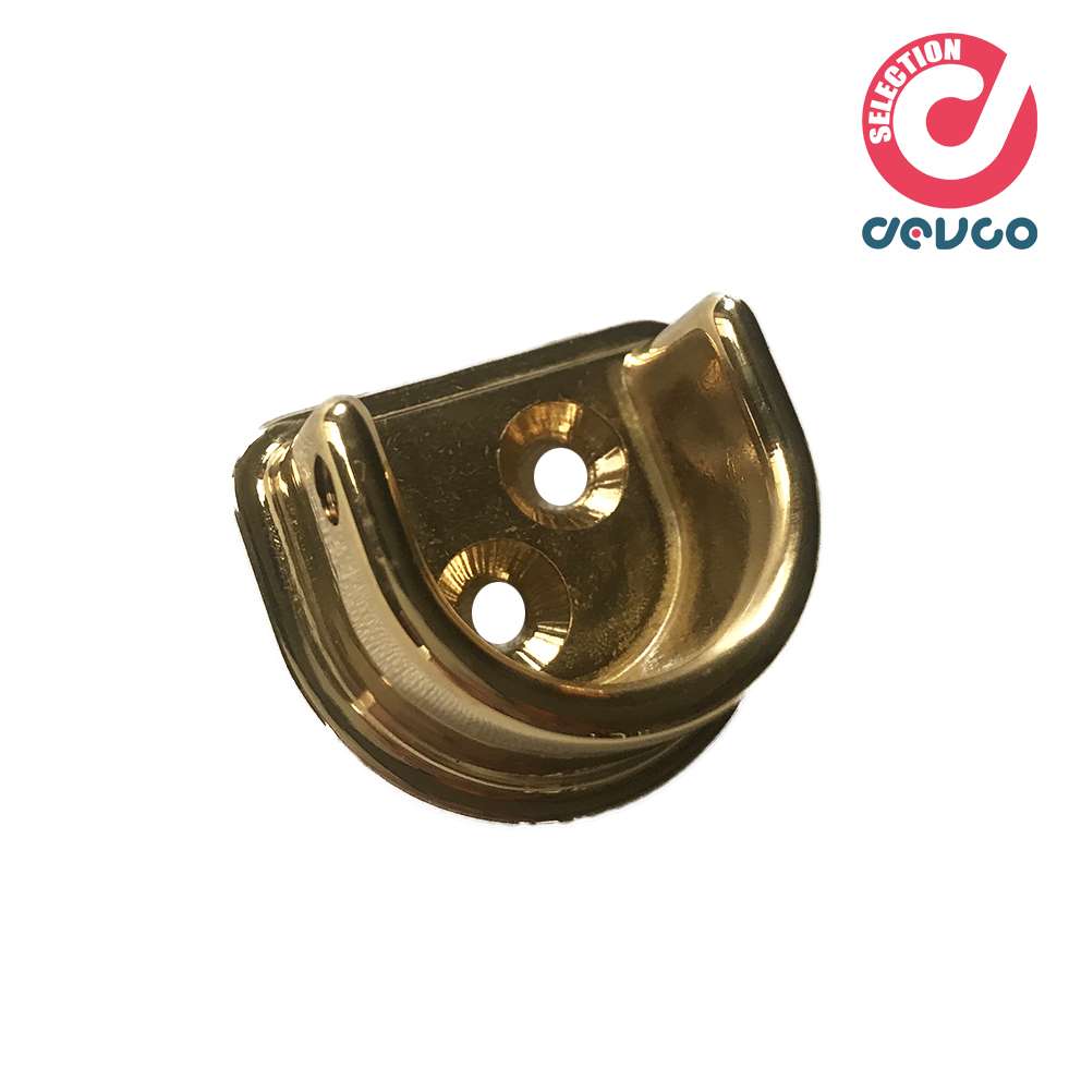 Supporto per tubo appendiabiti diametro 18 mm - Omp Porro - 0841 - 18 ORO