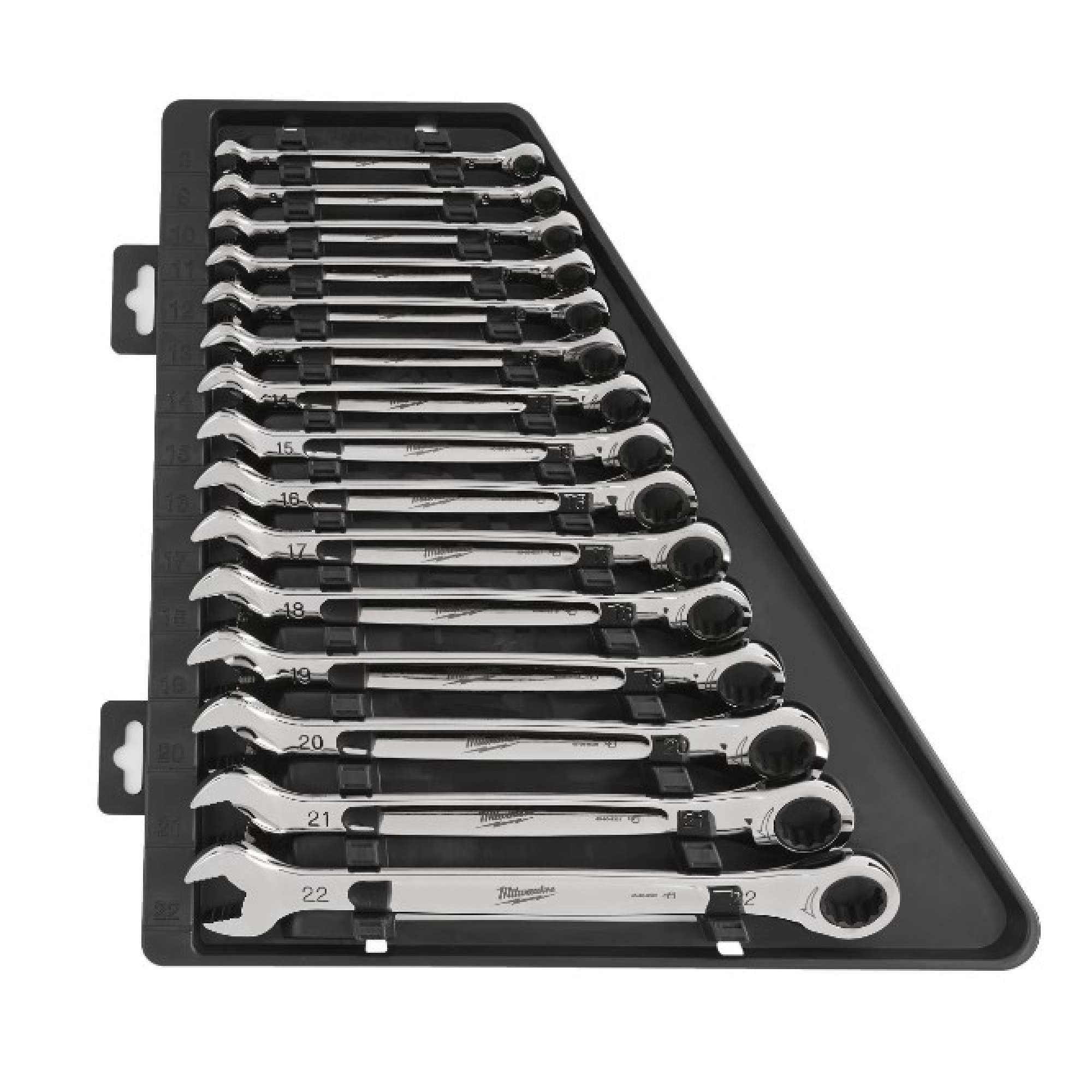 Set Chiavi Doppio Cricchetto - Milwaukee 4932464994