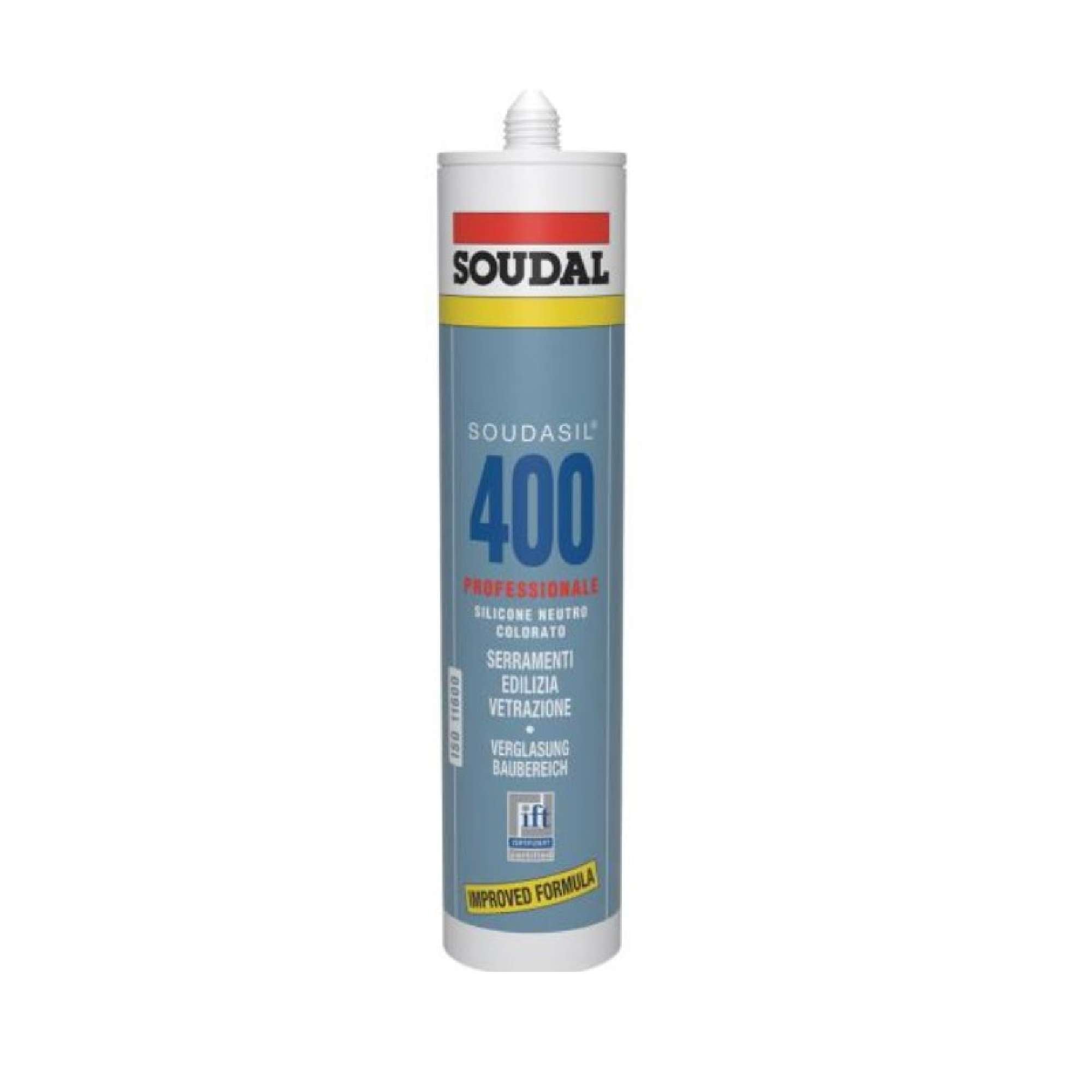 Sigillante siliconico neutro per serramenti 310ml - Soudal