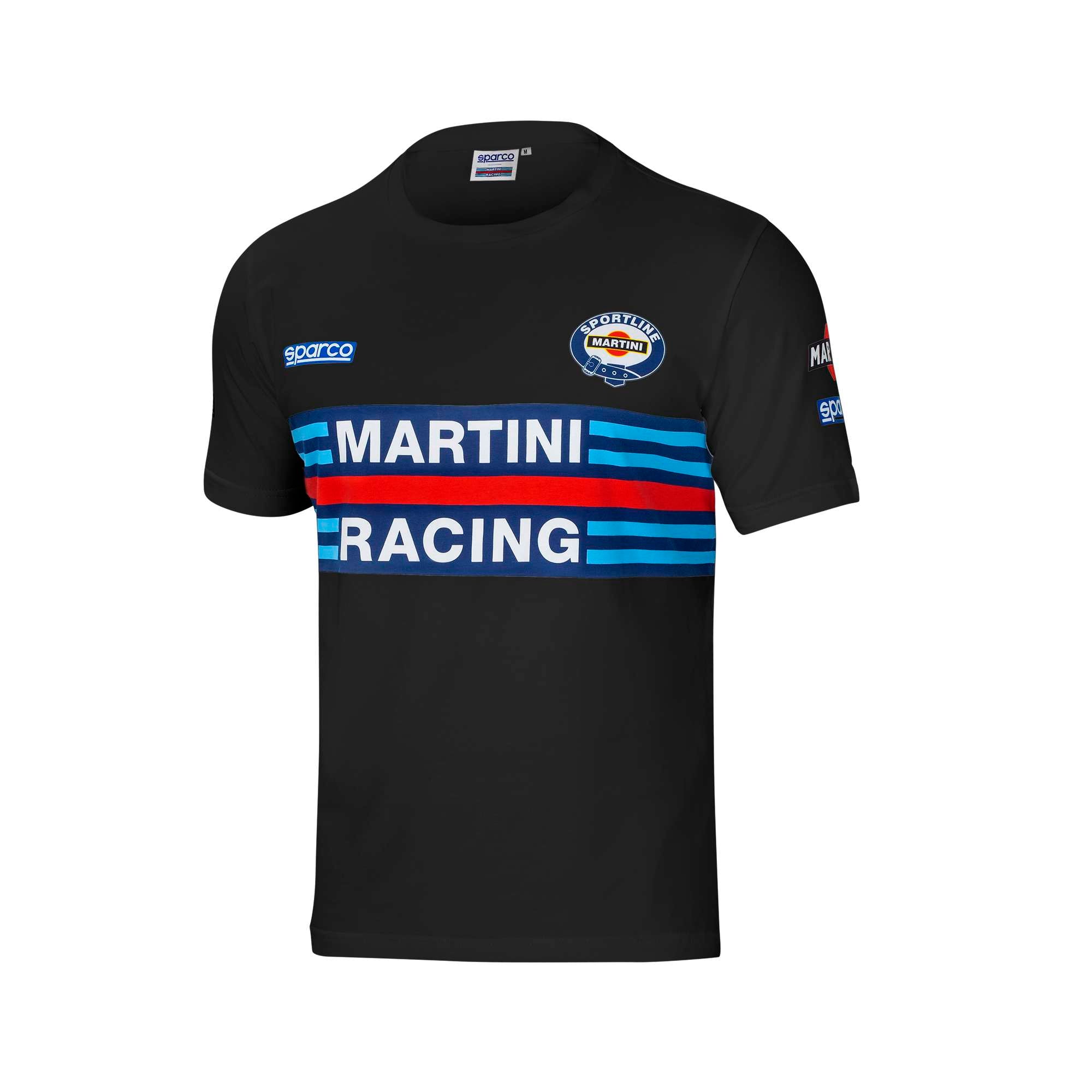 Sparco T-Shirt Martini-R nero-abbigliamento Sparco Teamwork
