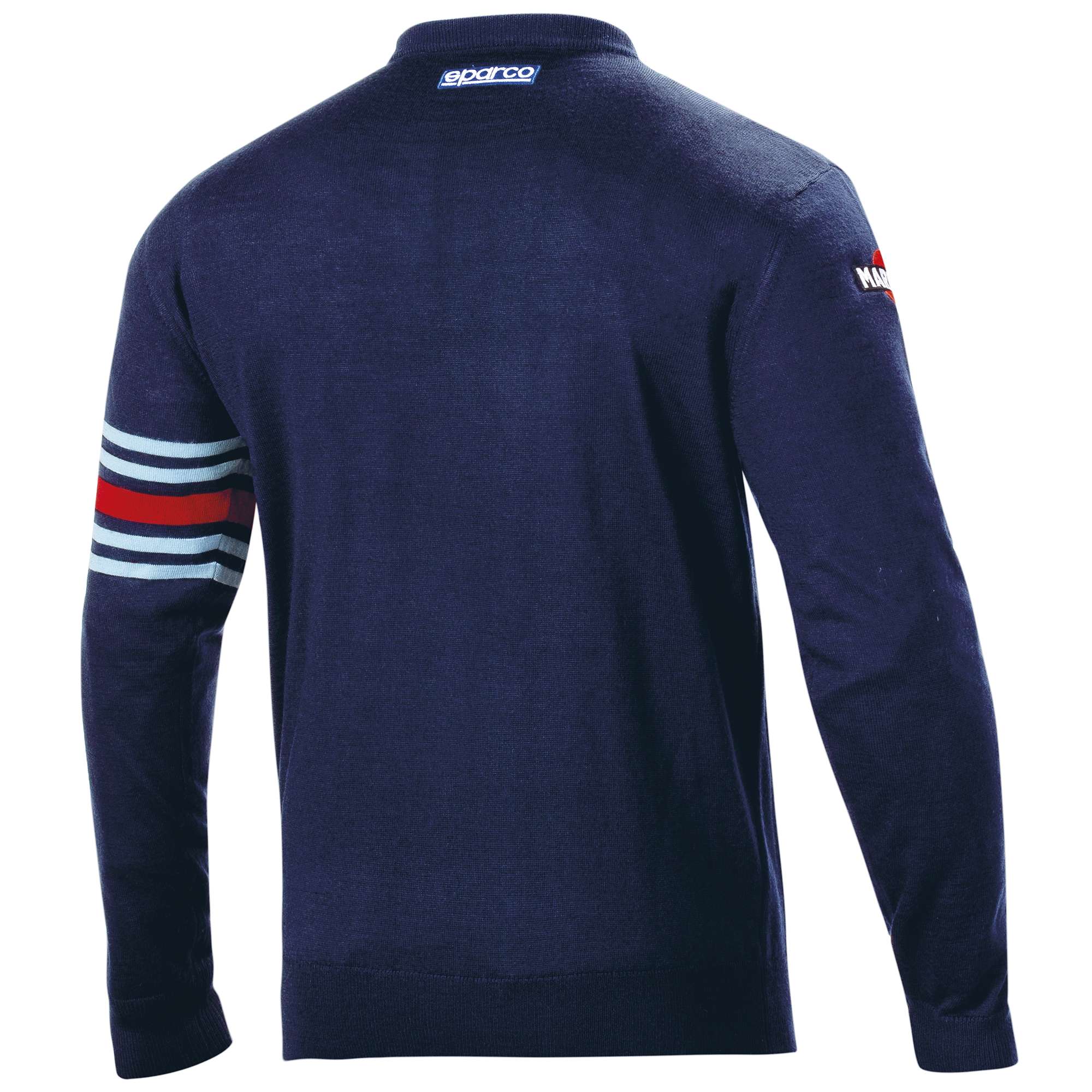 Sparco cotone Crewneck Sweatshirt Martini blu