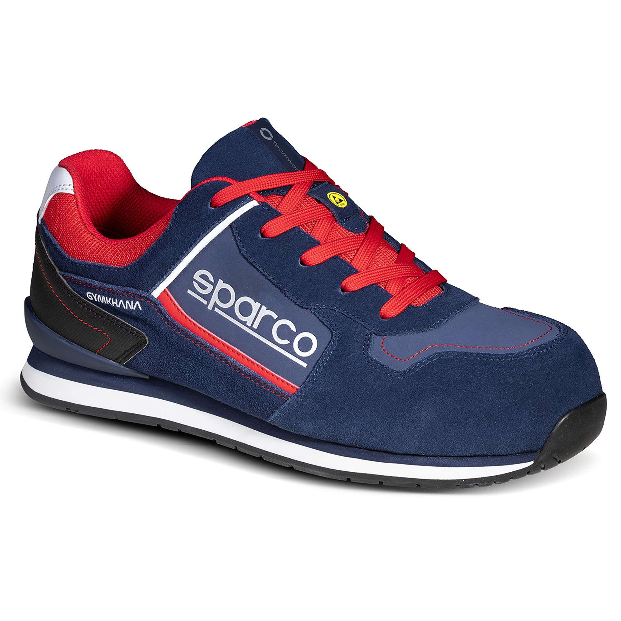 Sparco Scarpa Gymkhana Tacoma S3 ESD blu/rosso ESD S3 bmrosso-scarpe antinfortunistiche da lavoro
