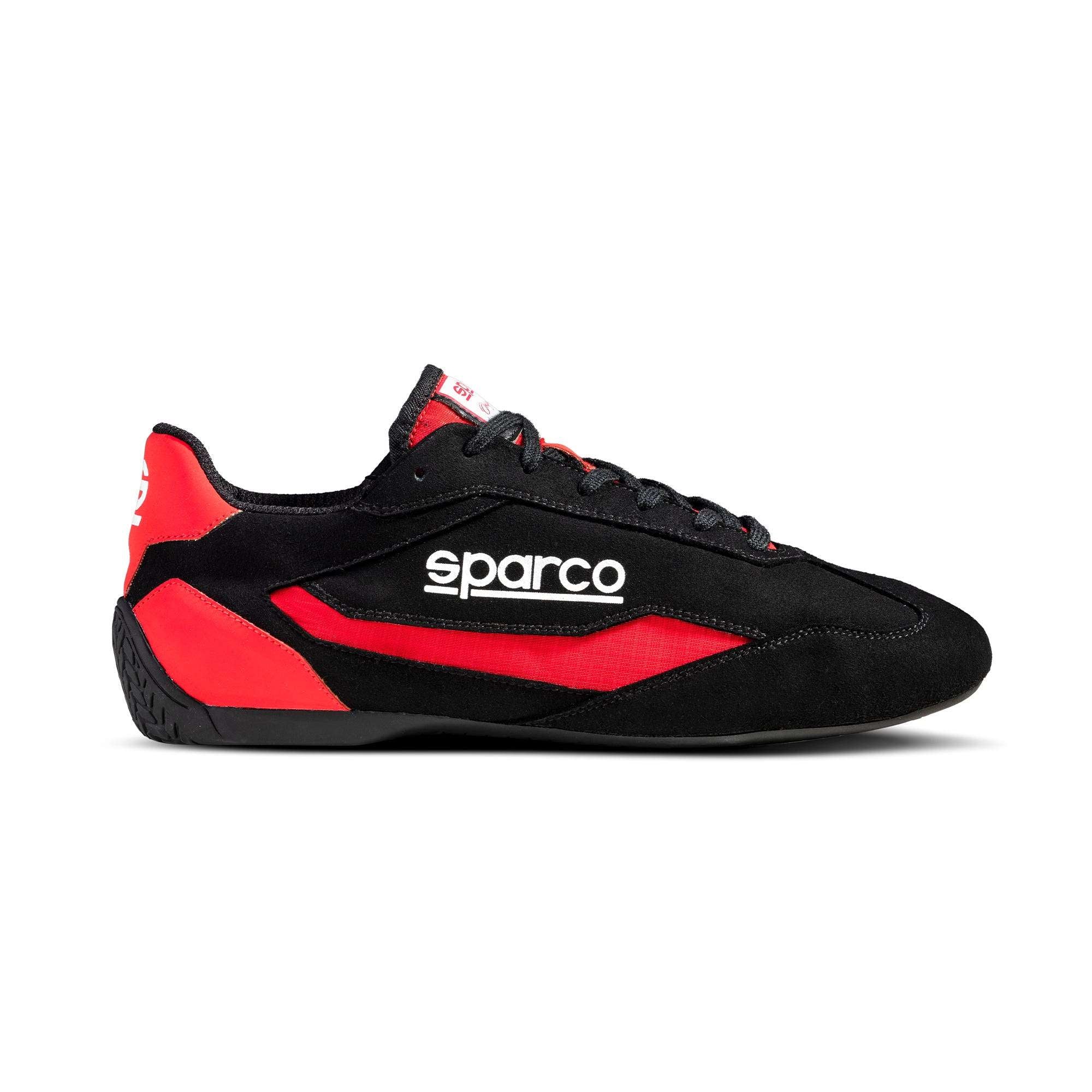 Sparco Scarpe S-Drive nero/rosso-sneakers