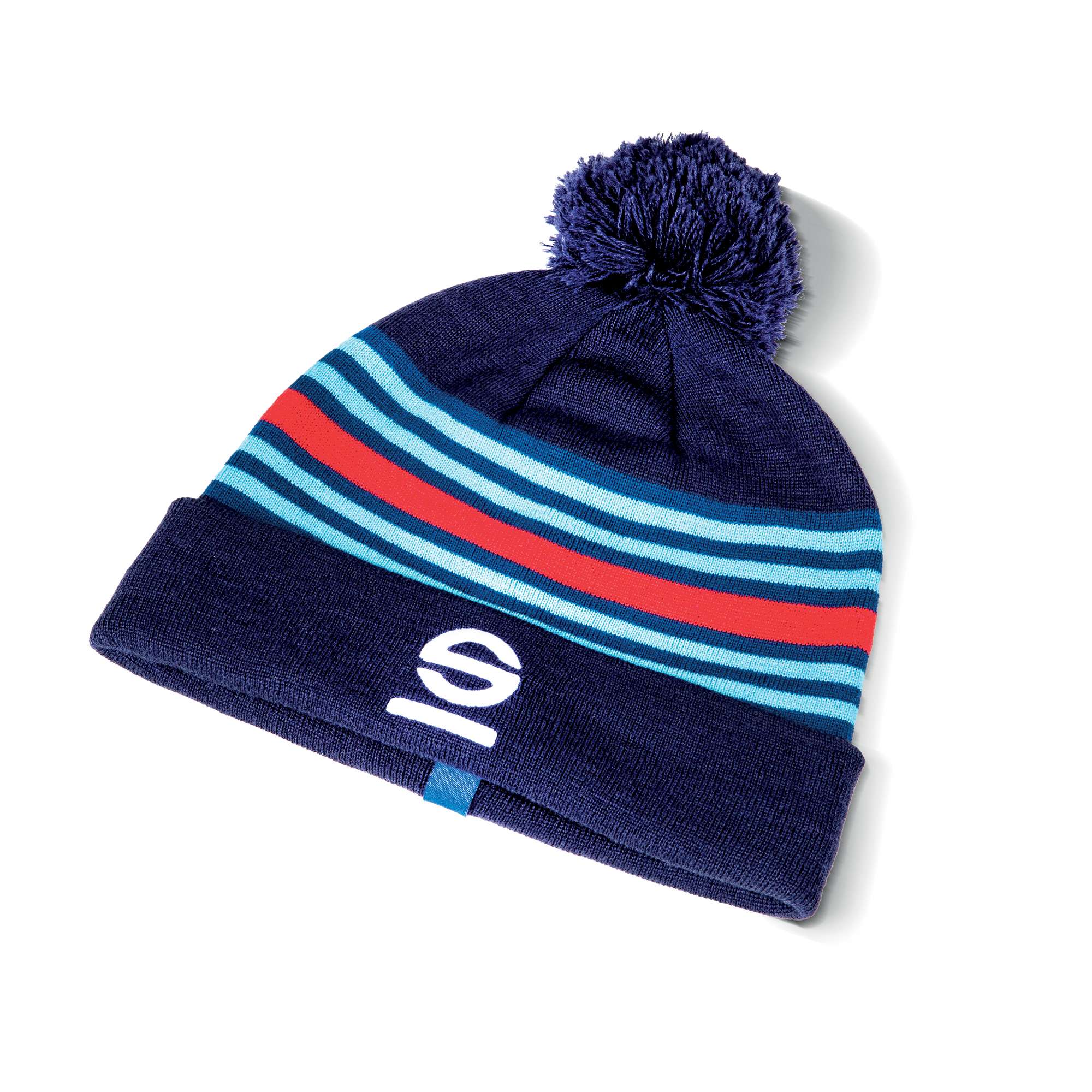 Sparco Youth Beanie Stripes Design blu navy
