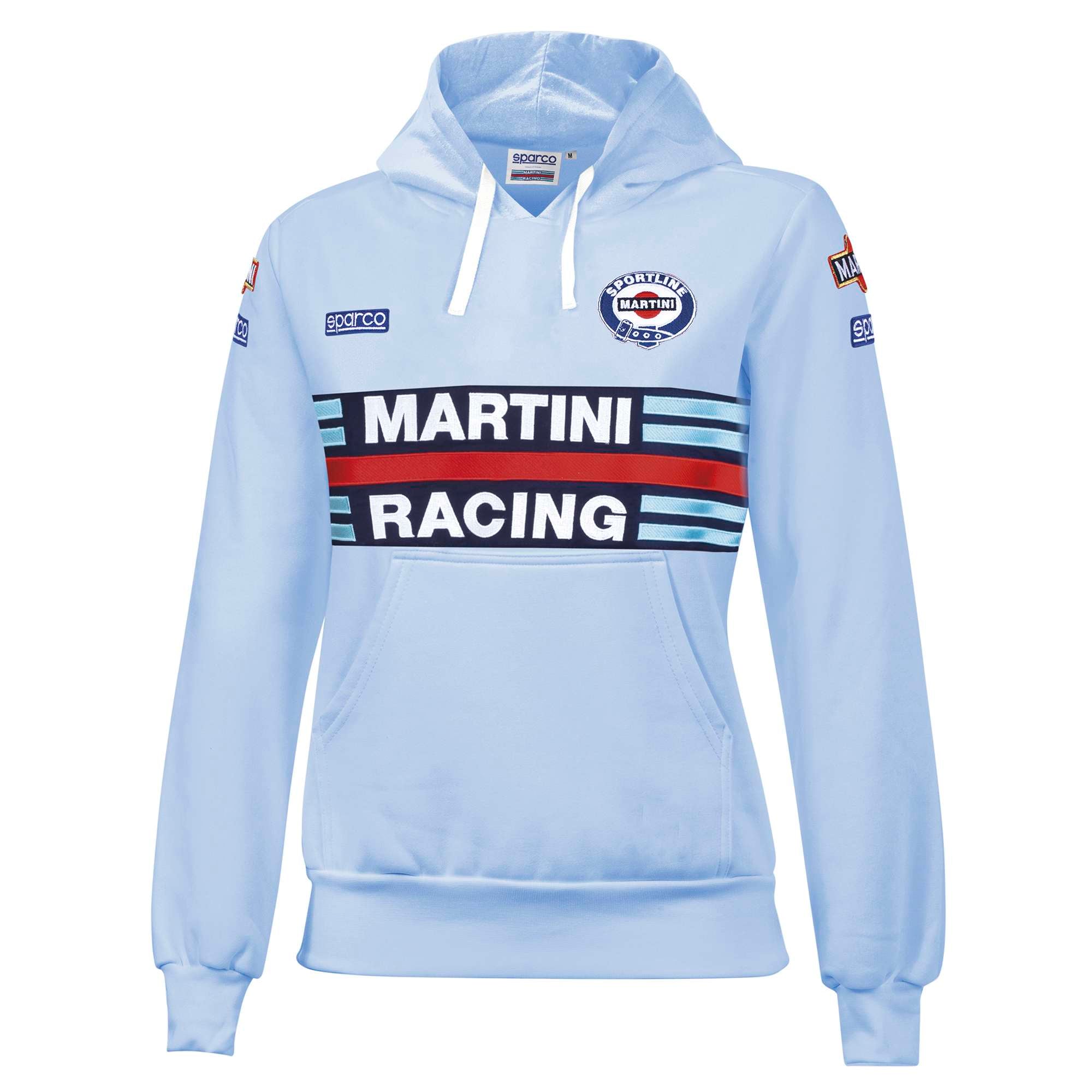 Sparco Hoodie Lady Martini-R celeste