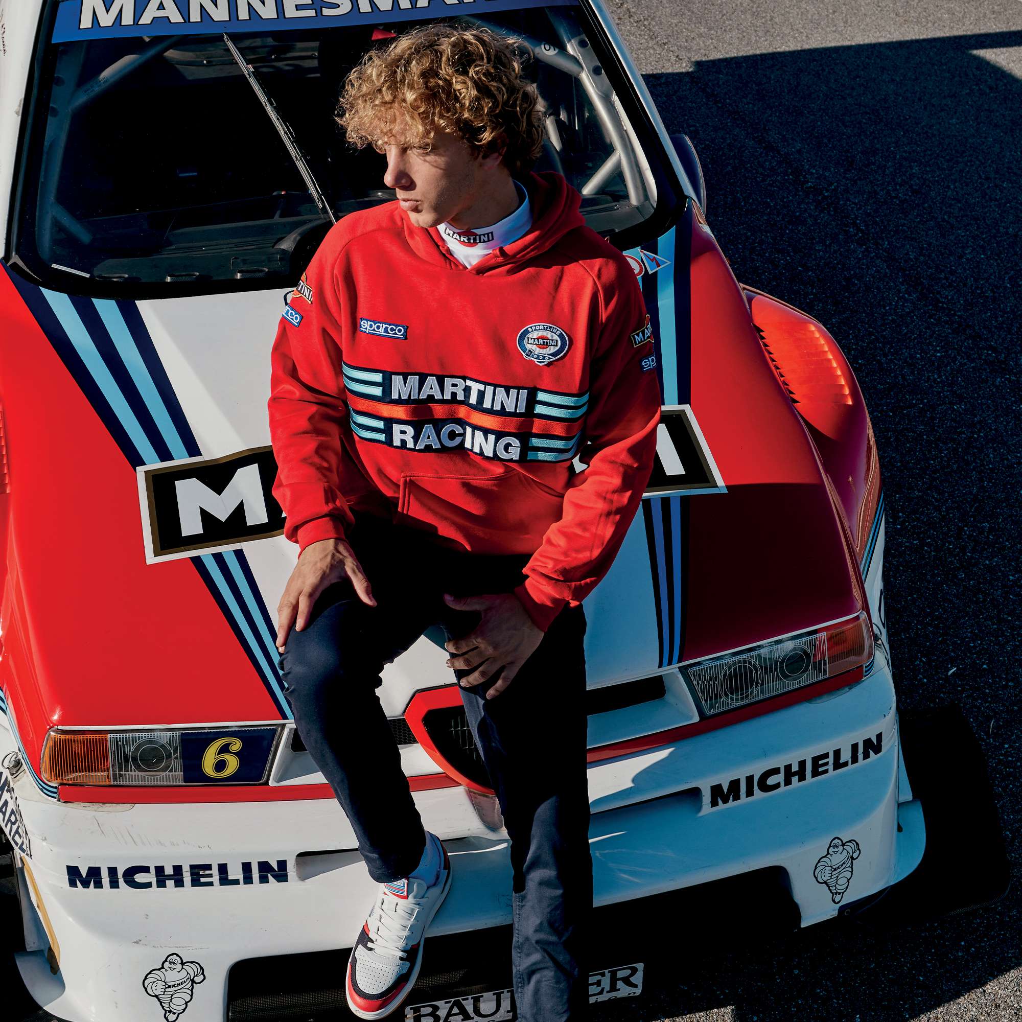 Sparco Hoodie Martini-R rosso